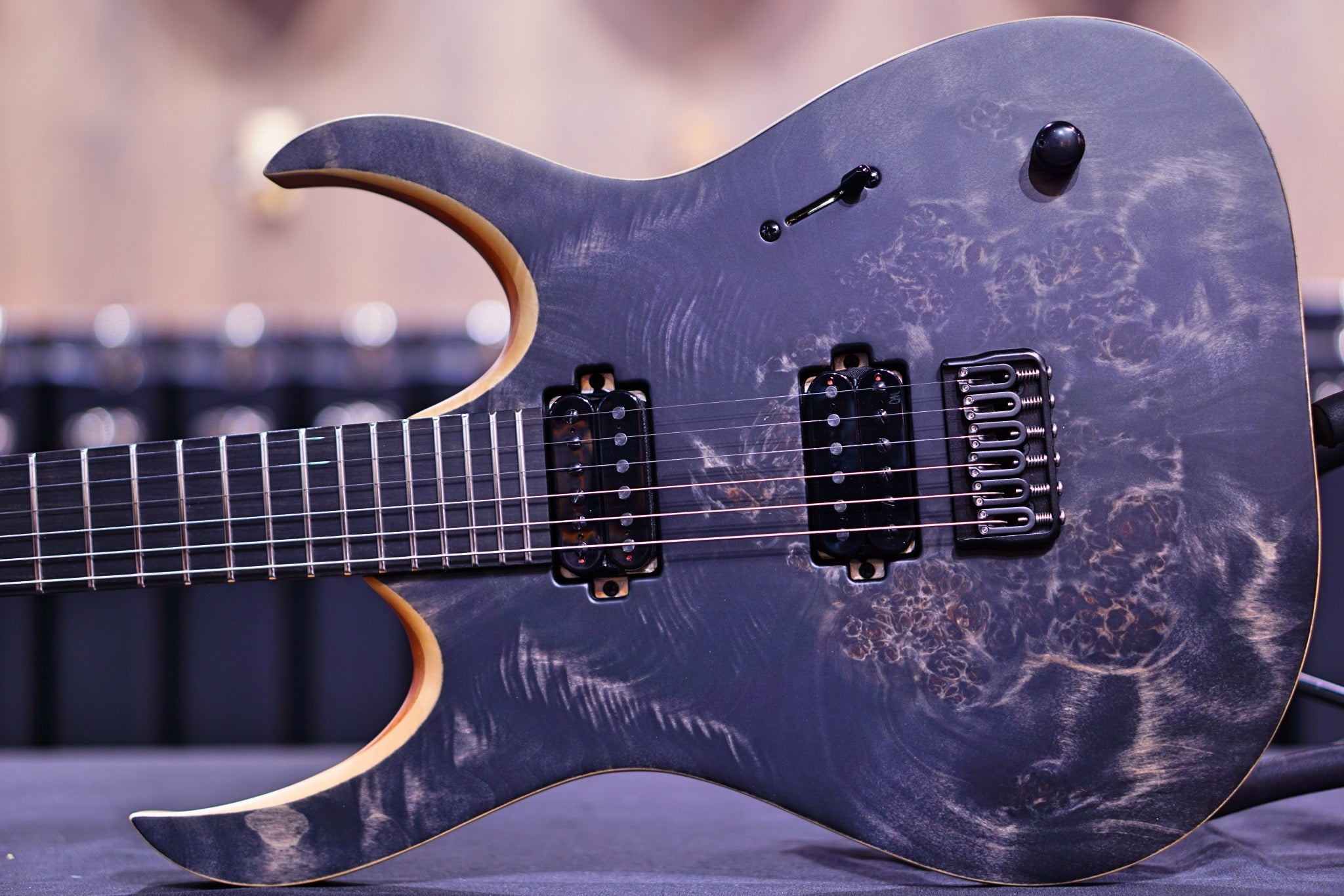 Mayones Duvell Elite 6 Trans black satine DF2205929 - HIENDGUITAR Mayones GUITAR