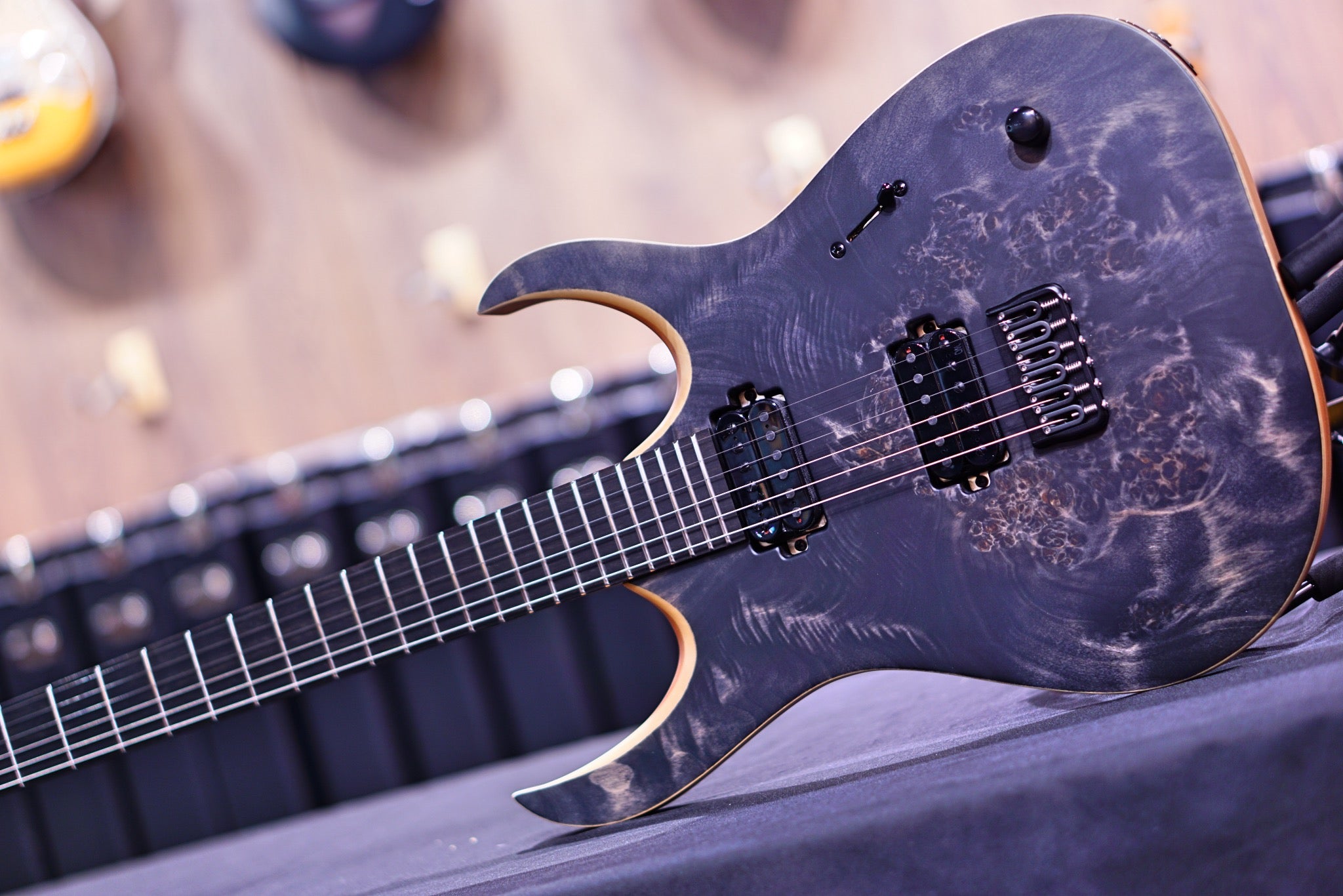 Mayones Duvell Elite 6 Trans black satine DF2205929 - HIENDGUITAR Mayones GUITAR