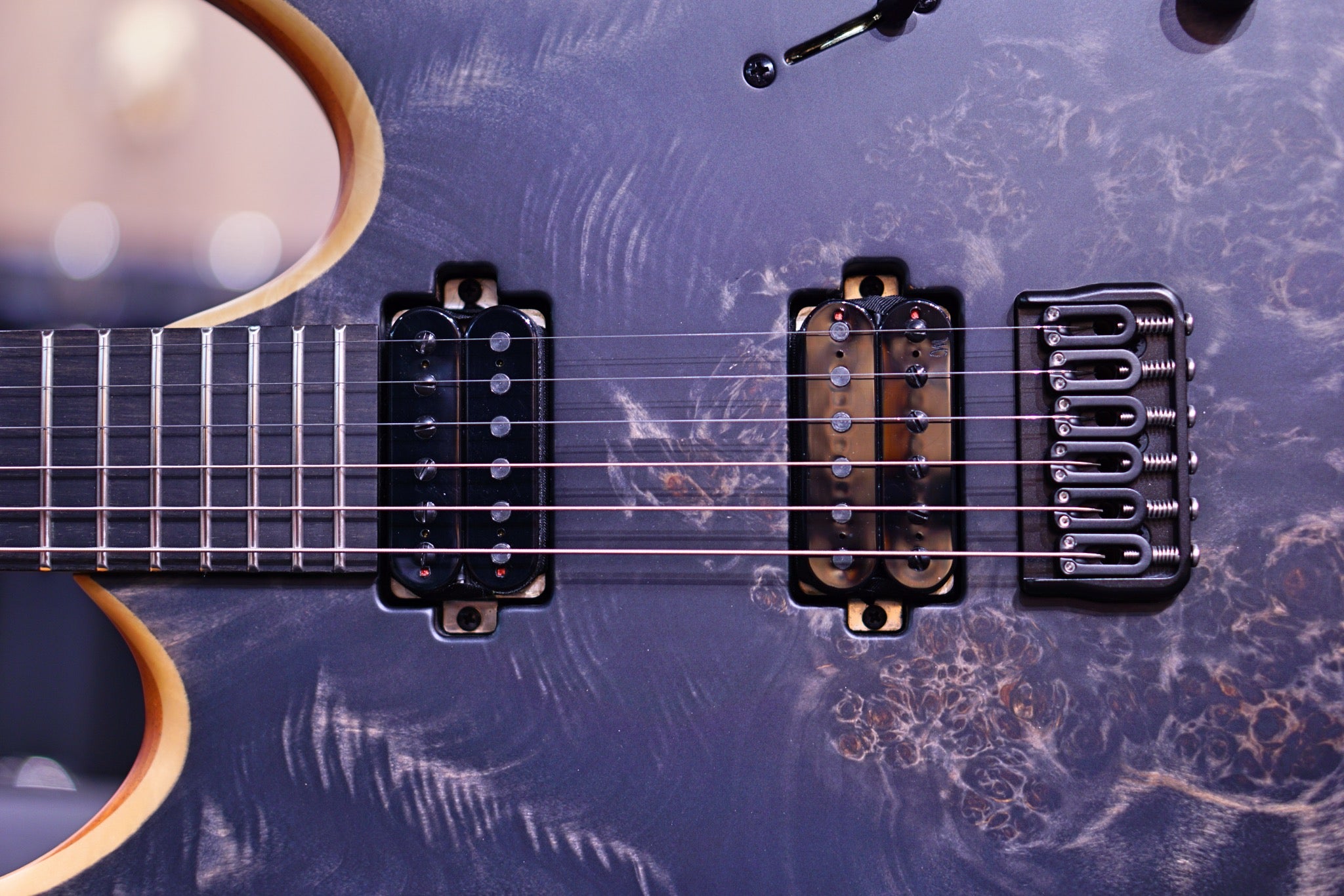 Mayones Duvell Elite 6 Trans black satine DF2205929 - HIENDGUITAR Mayones GUITAR