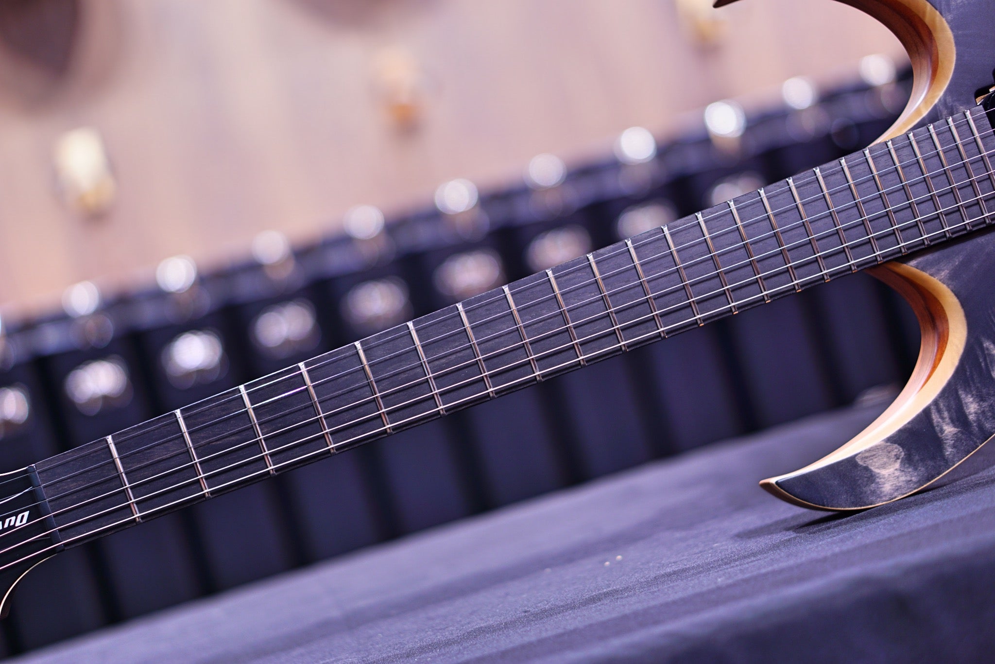 Mayones Duvell Elite 6 Trans black satine DF2205929 - HIENDGUITAR Mayones GUITAR