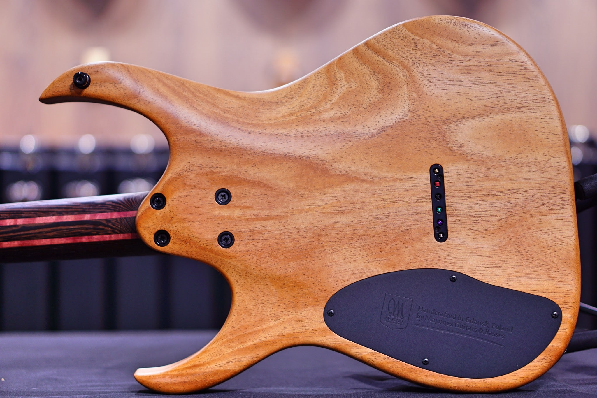 Mayones Duvell Elite 6 Trans black satine DF2205929 - HIENDGUITAR Mayones GUITAR