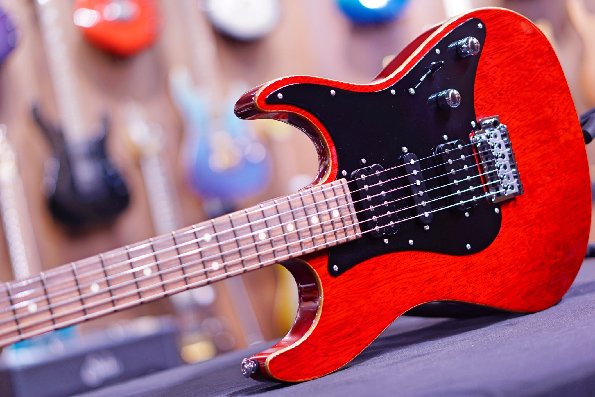 JOHN SUHR SIGNATURE STANDARD Trans Red 62209 - HIENDGUITAR SUHR GUITAR