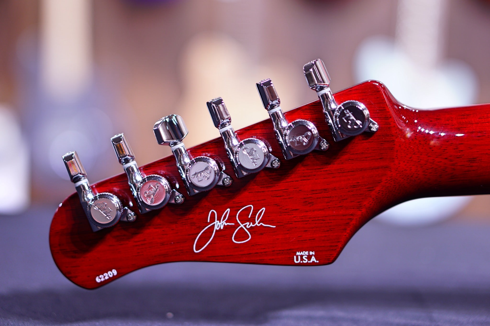JOHN SUHR SIGNATURE STANDARD Trans Red 62209 - HIENDGUITAR SUHR GUITAR