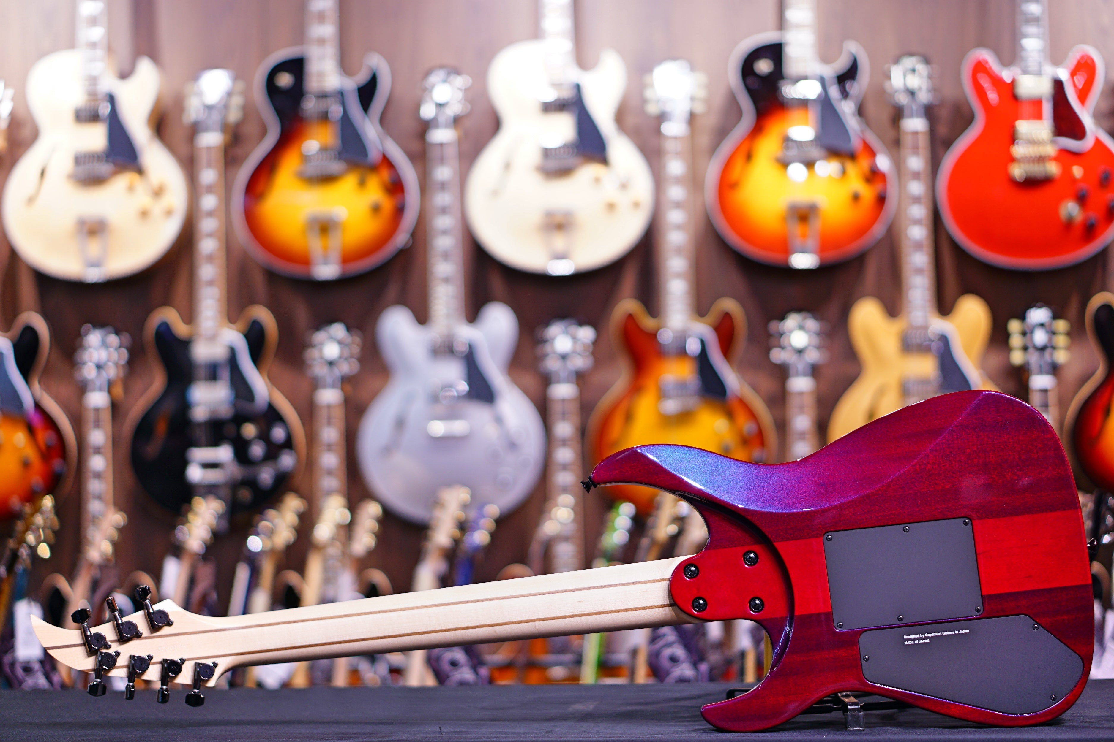 Caparison Dellinger Prominence Trans. Spectrum Red 7 string - HIENDGUITAR Caparison GUITAR