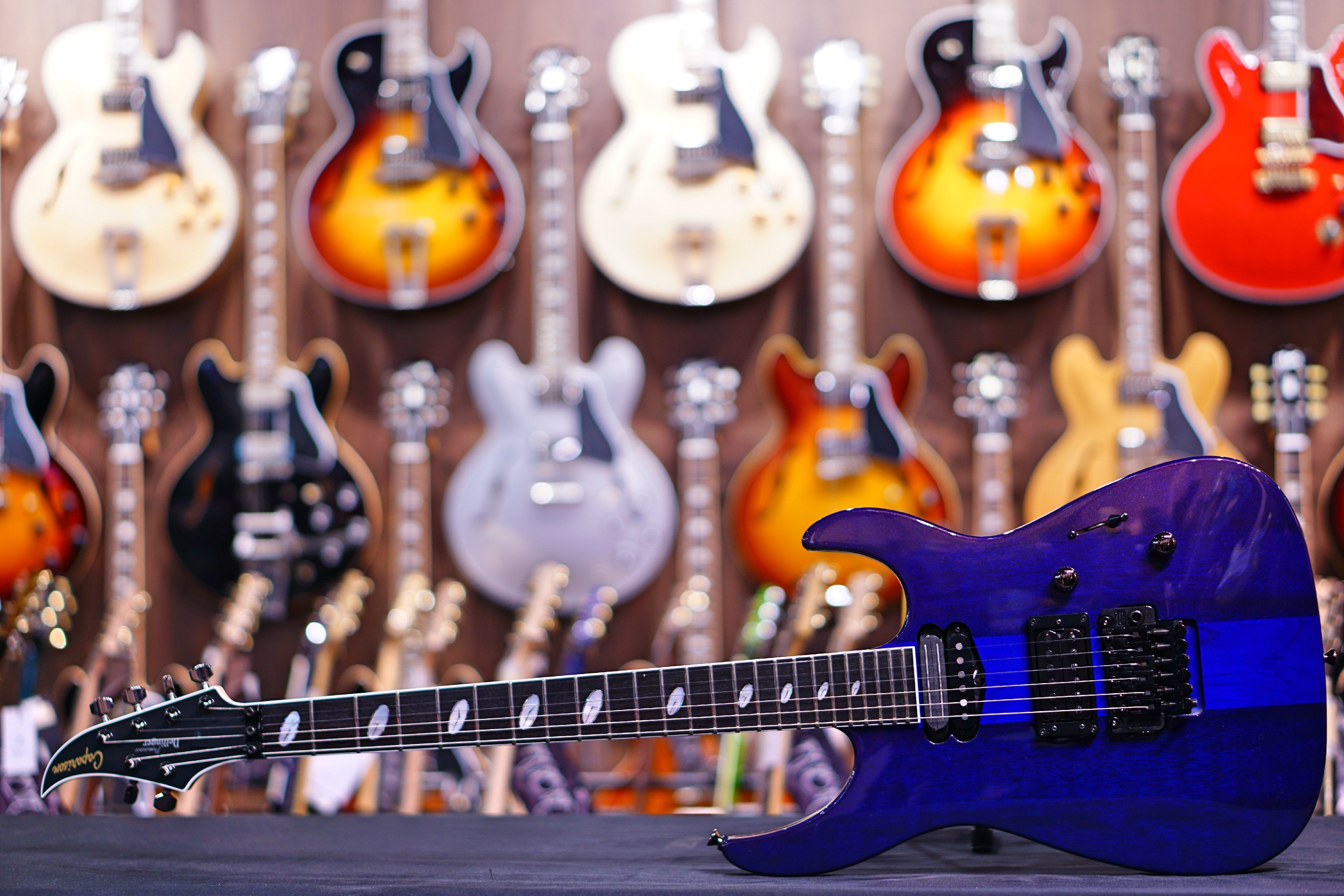 Caparison Dellinger Prominence Trans. Spectrum Blue - HIENDGUITAR Caparison GUITAR