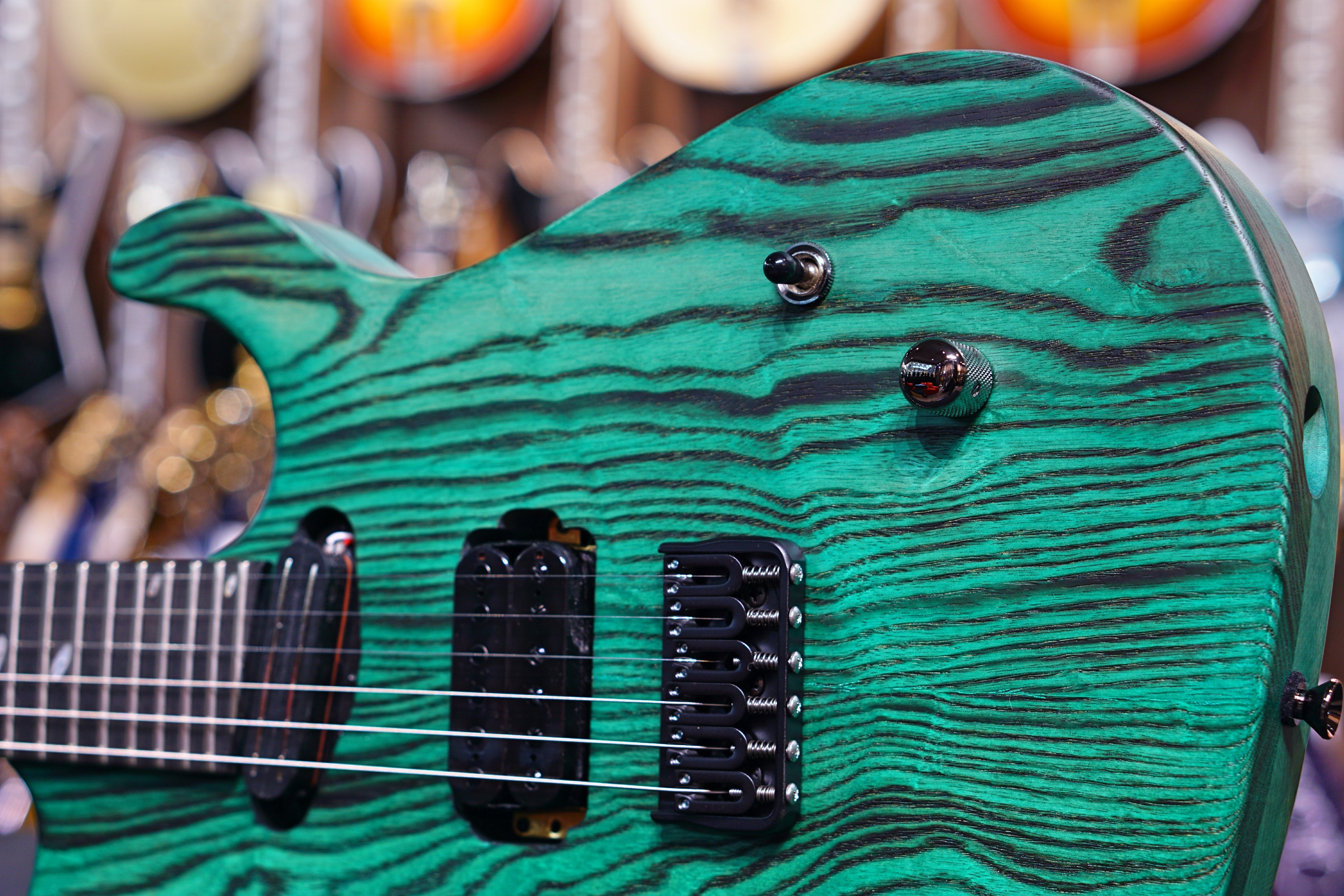 Caparison Lapis-Lazuli Dark Green Matt - HIENDGUITAR   Caparison GUITAR