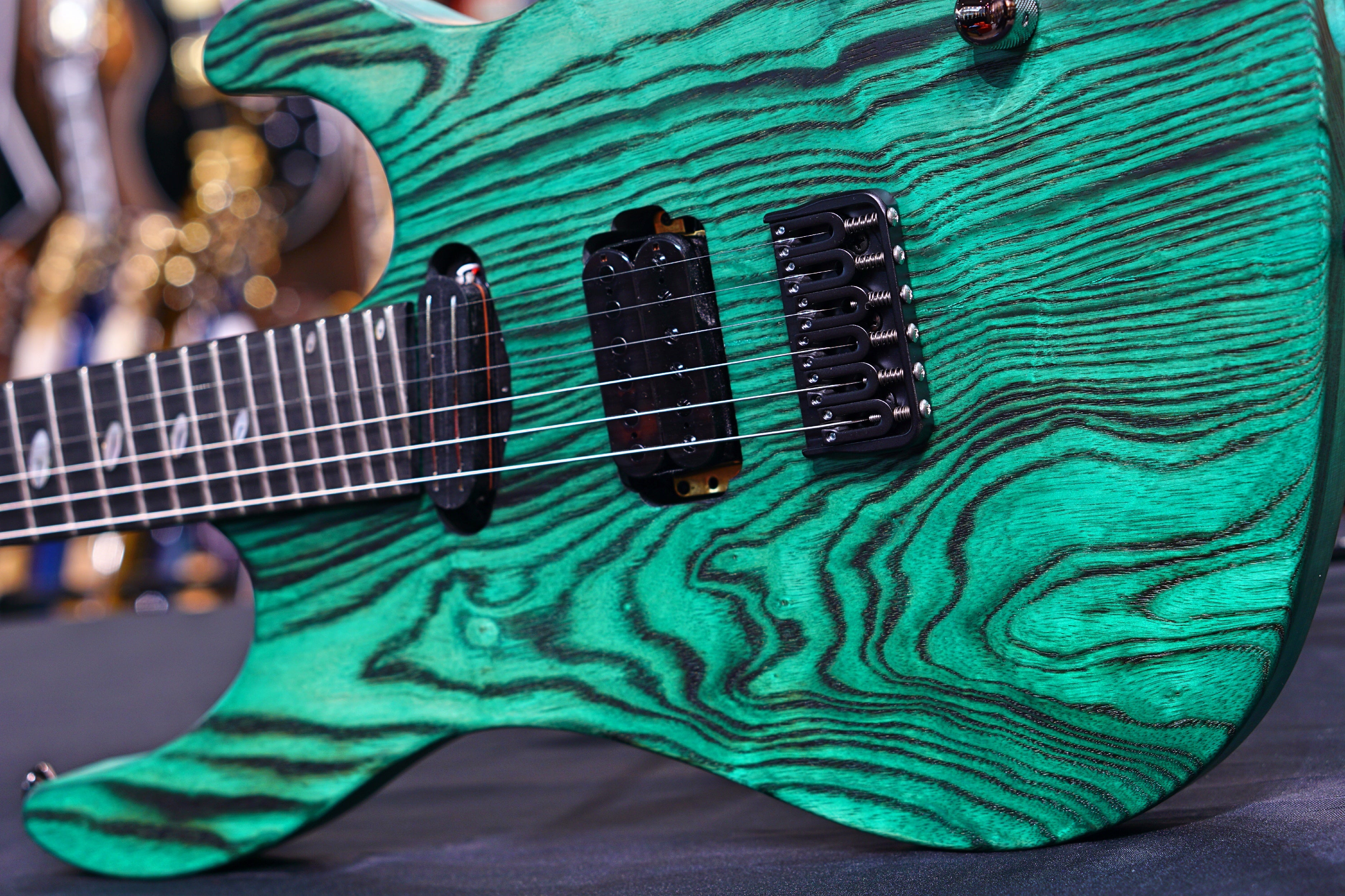 Caparison Lapis-Lazuli Dark Green Matt - HIENDGUITAR   Caparison GUITAR