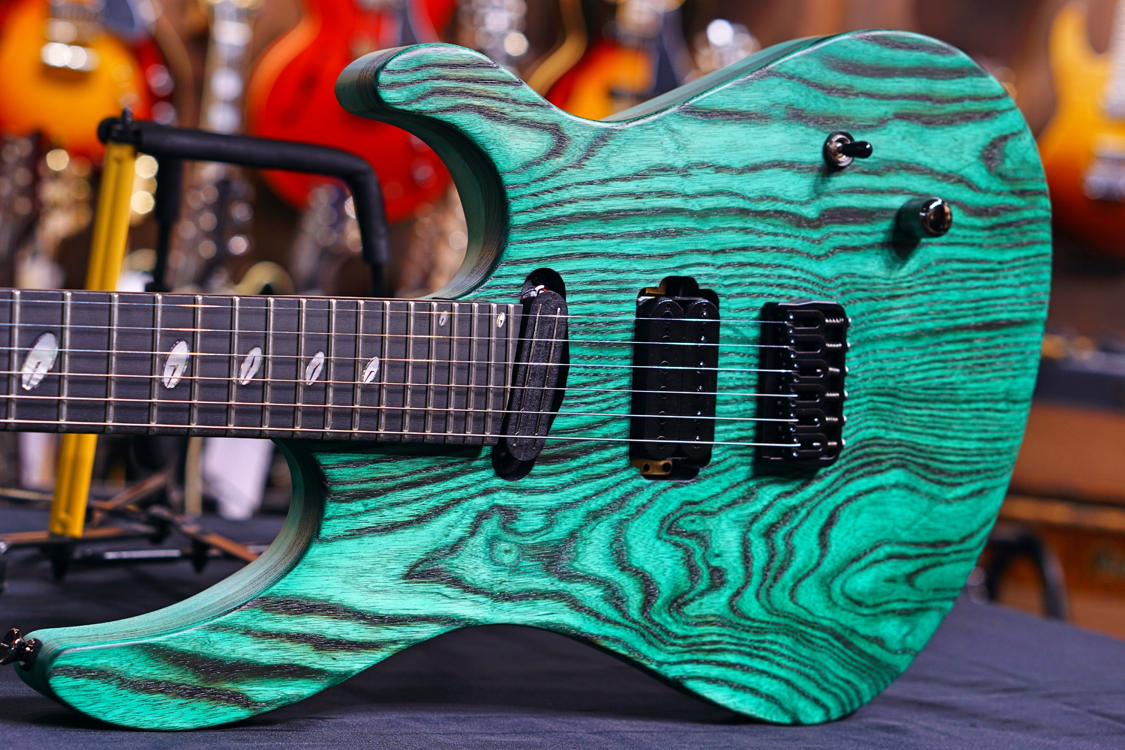 Caparison Lapis-Lazuli Dark Green Matt - HIENDGUITAR Caparison GUITAR