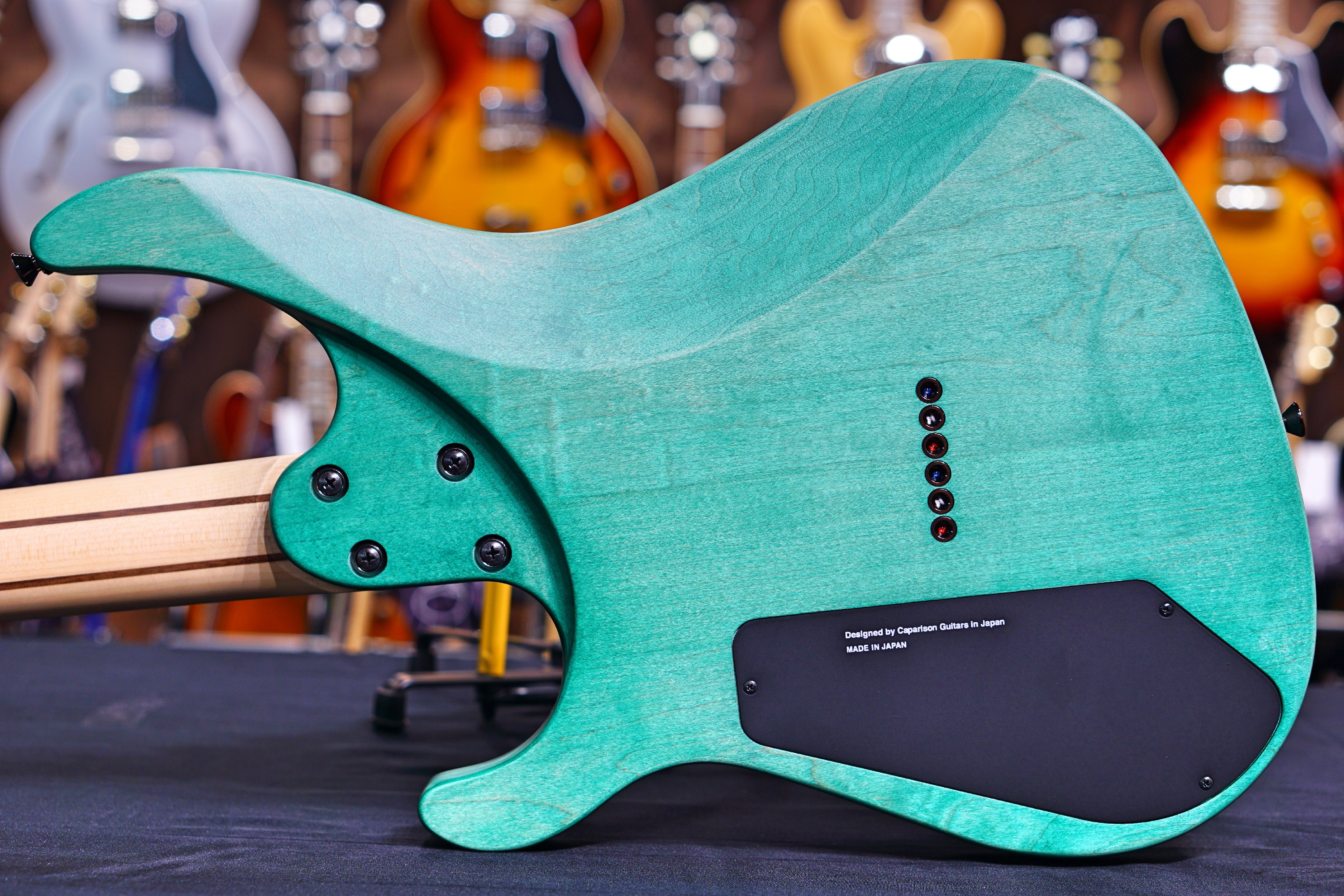 Caparison Lapis-Lazuli Dark Green Matt - HIENDGUITAR Caparison GUITAR