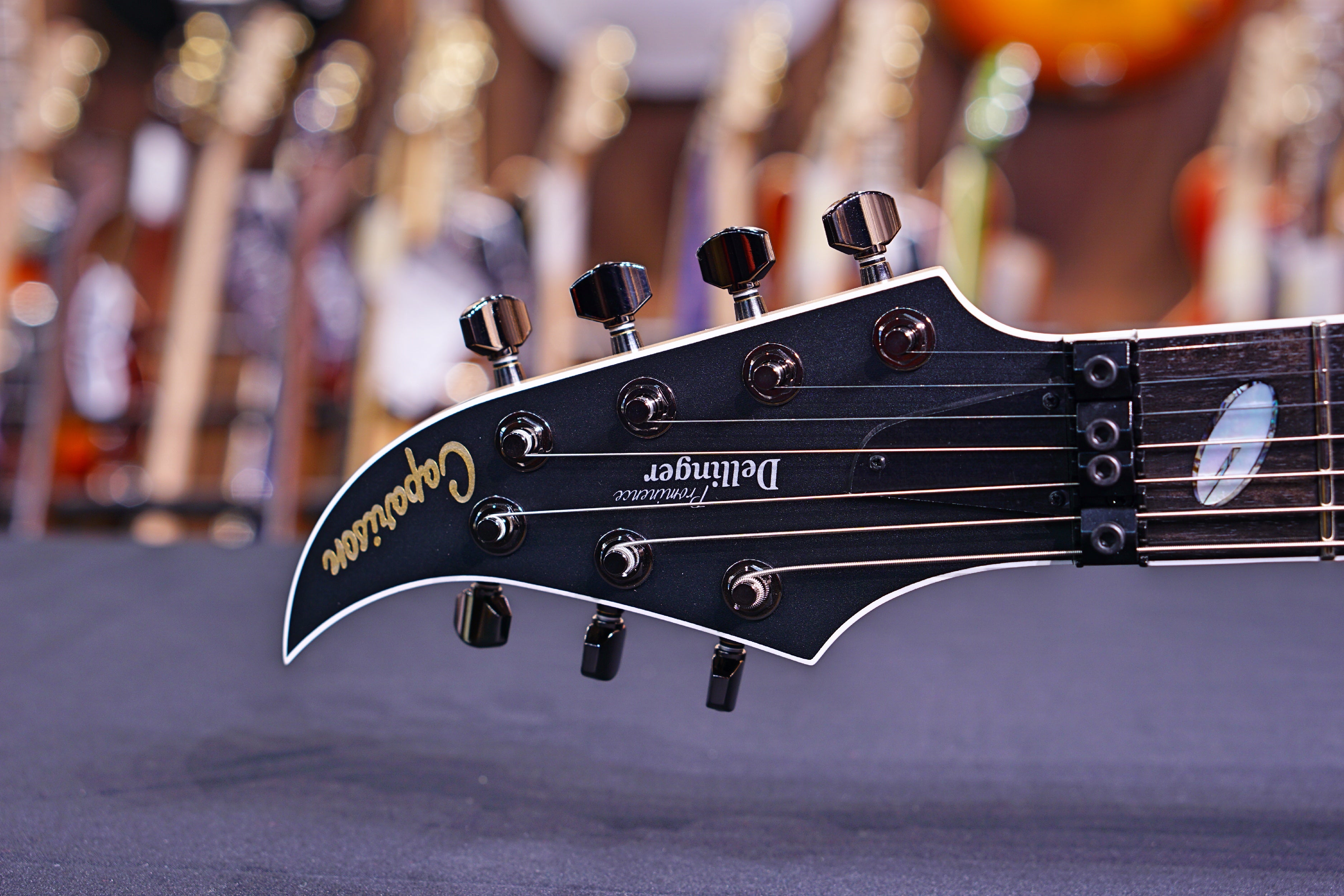 Caparison Dellinger Prominence Trans. Spectrum blue 7 string - HIENDGUITAR Caparison GUITAR