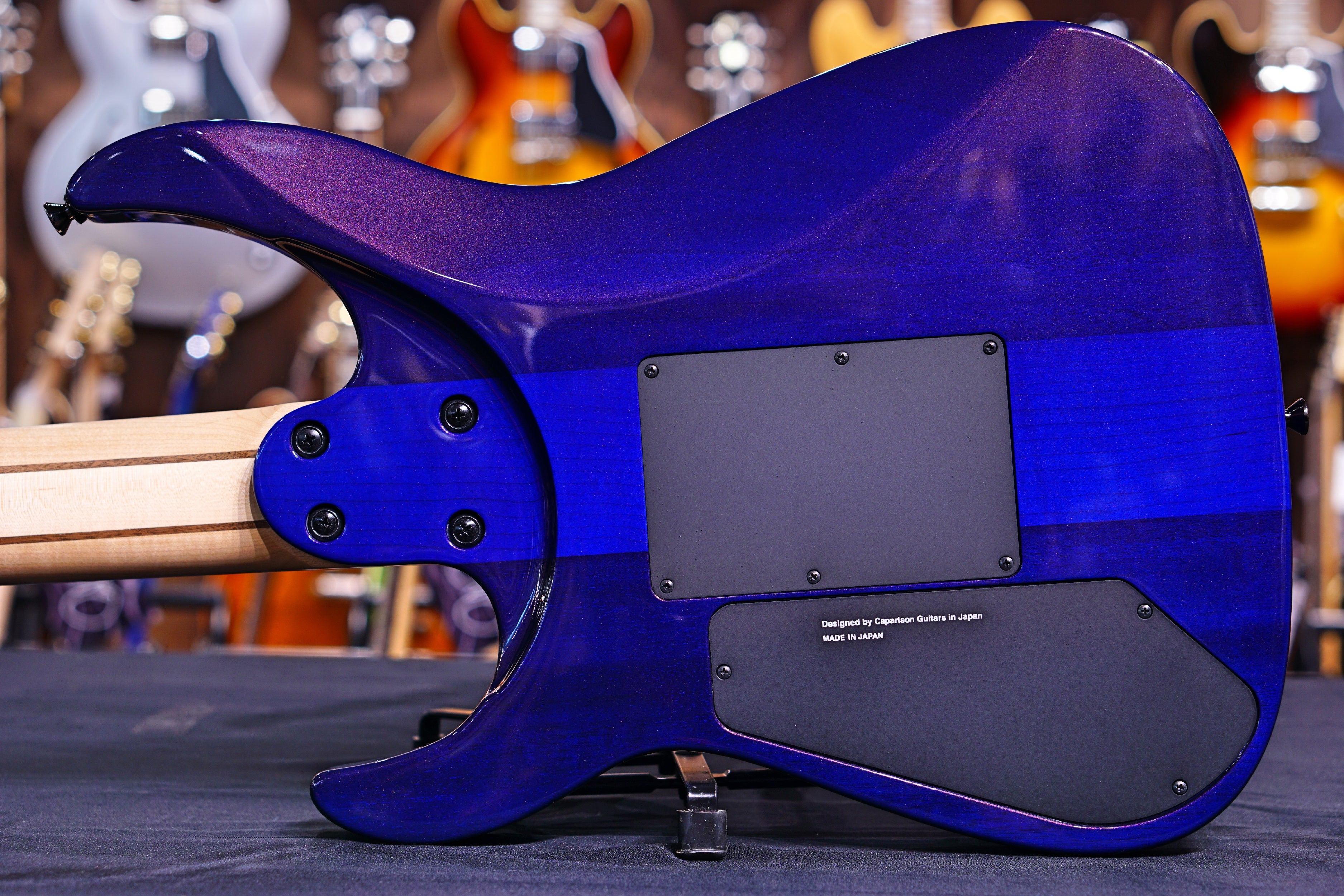 Caparison Dellinger Prominence Trans. Spectrum blue 7 string - HIENDGUITAR Caparison GUITAR