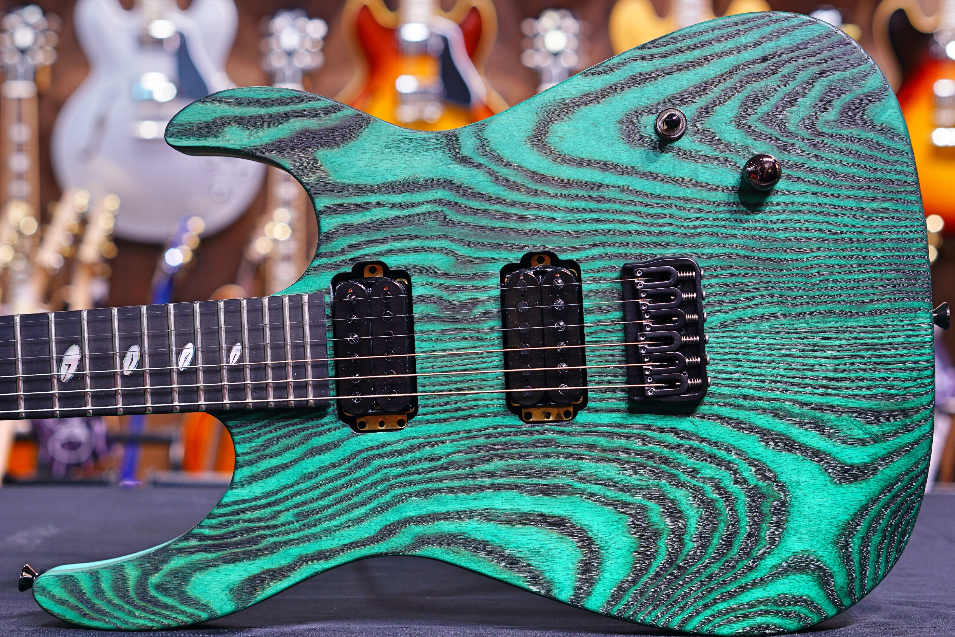 Caparison DELLINGER II FX-AM Dark Green Matt