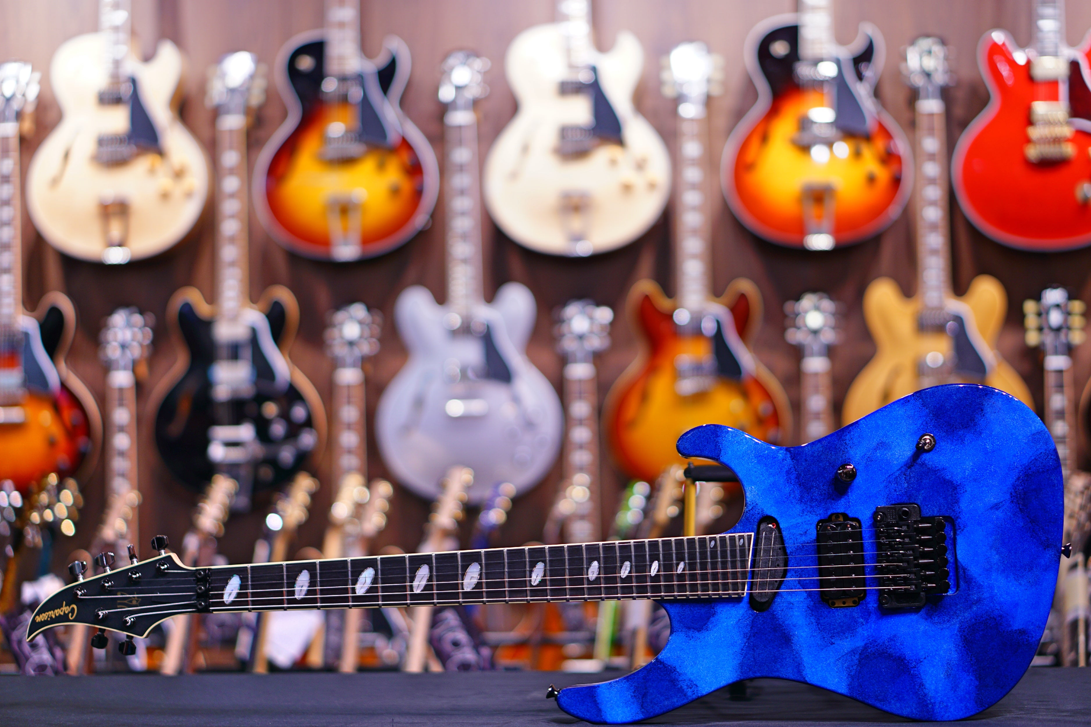 Caparison HORUS-M3 EF Lapis-Lazuli Ebony fretboard - HIENDGUITAR Caparison GUITAR