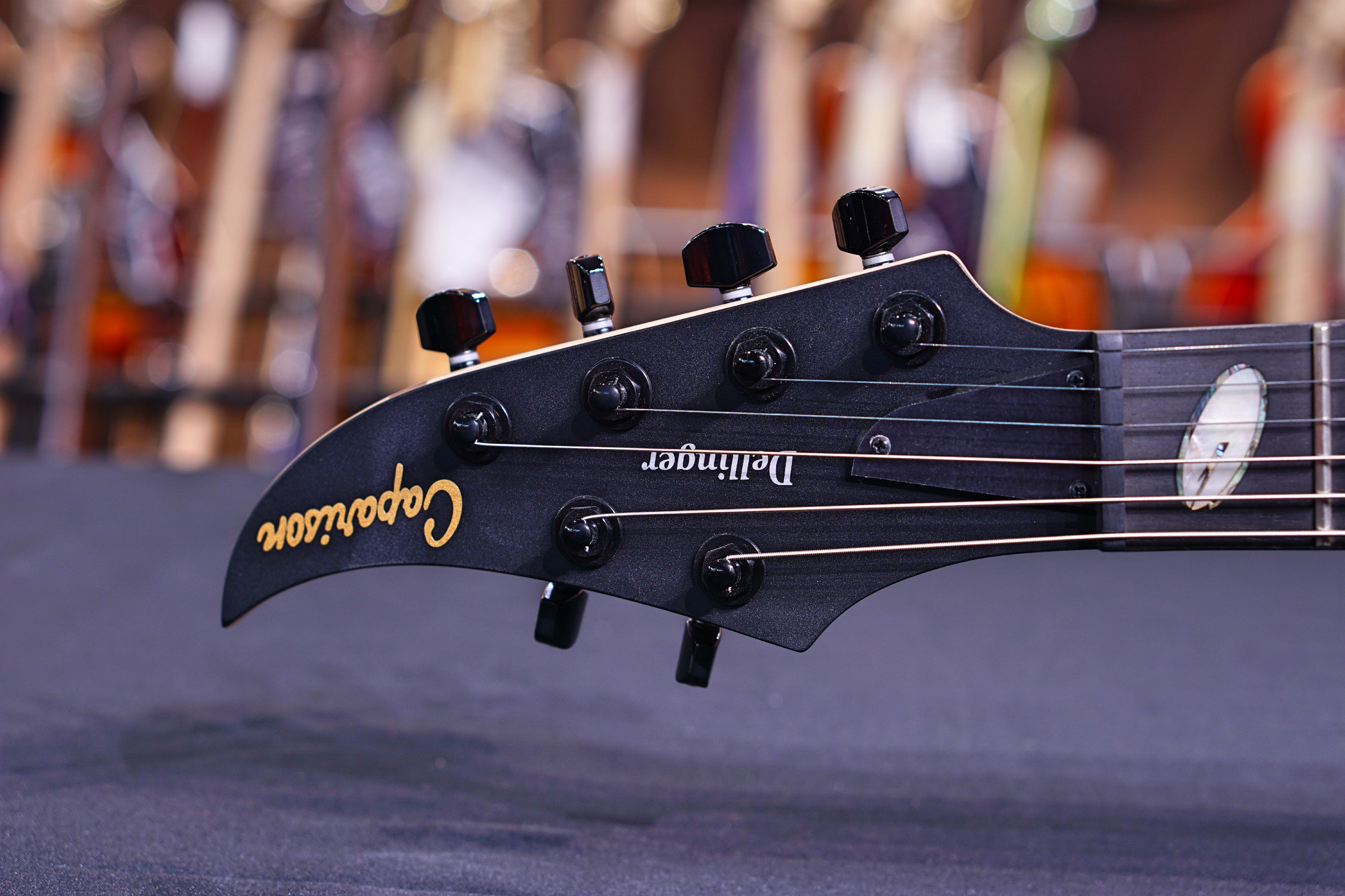 Caparison DELLINGER II FX-AM Dark blue Matt - HIENDGUITAR Caparison GUITAR