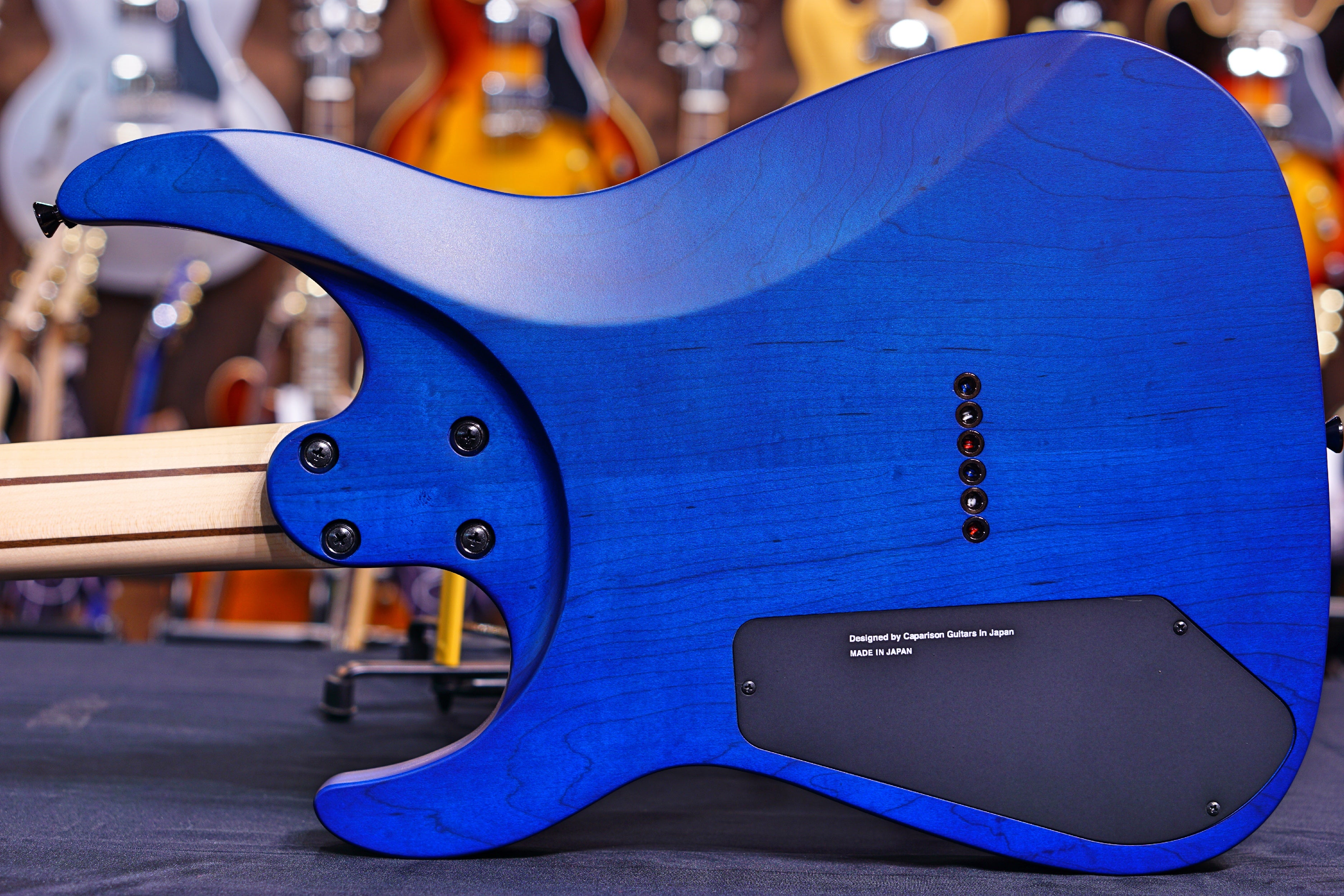 Caparison DELLINGER II FX-AM Dark blue Matt - HIENDGUITAR Caparison GUITAR