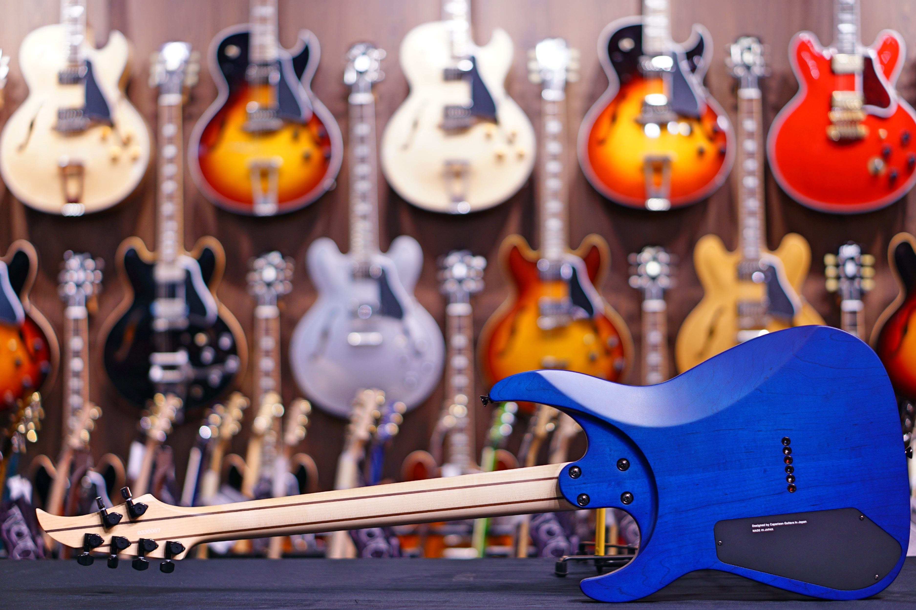 Caparison DELLINGER II FX-AM Dark blue Matt - HIENDGUITAR Caparison GUITAR