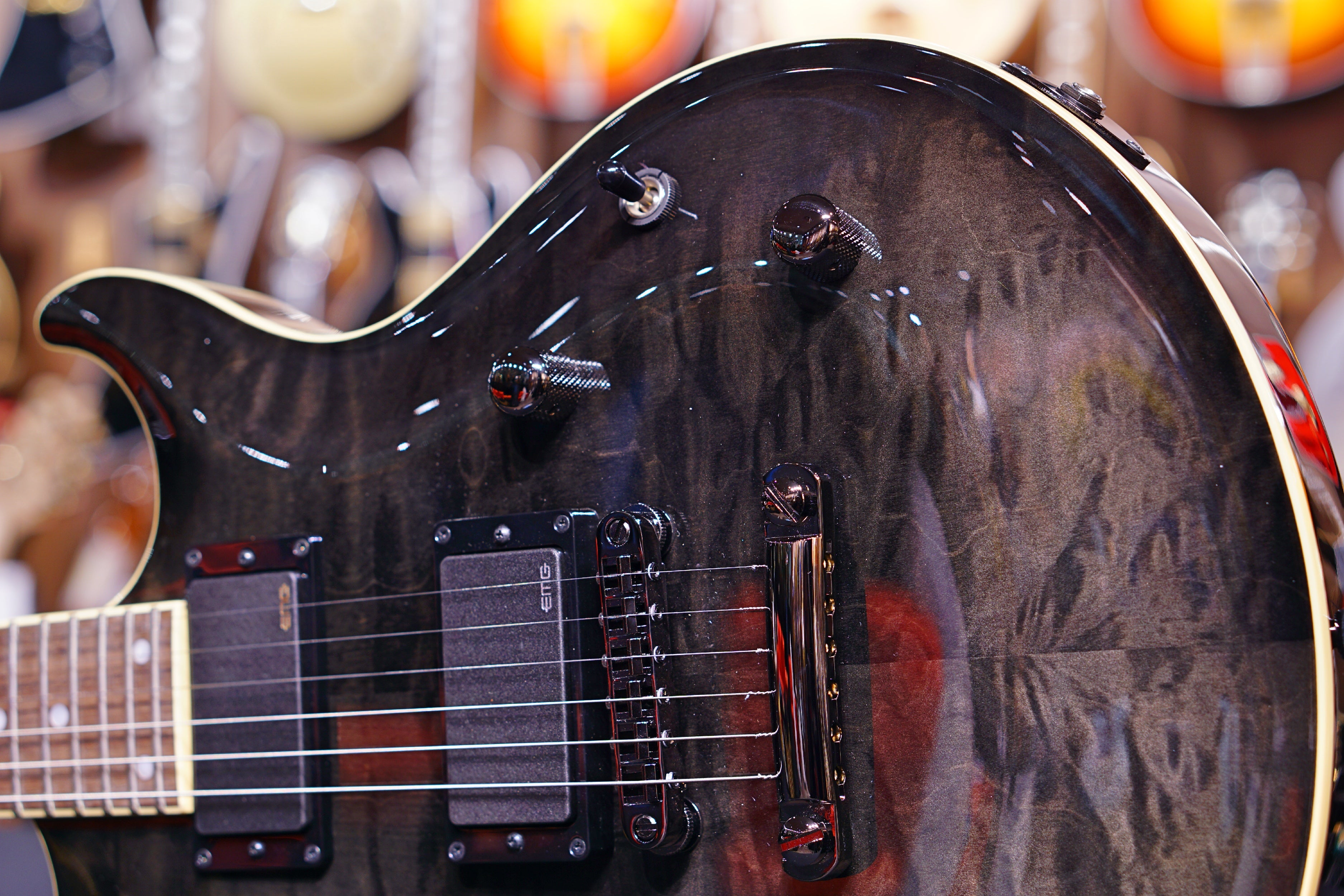 Caparison Angelus C2 trans Black - HIENDGUITAR Caparison GUITAR