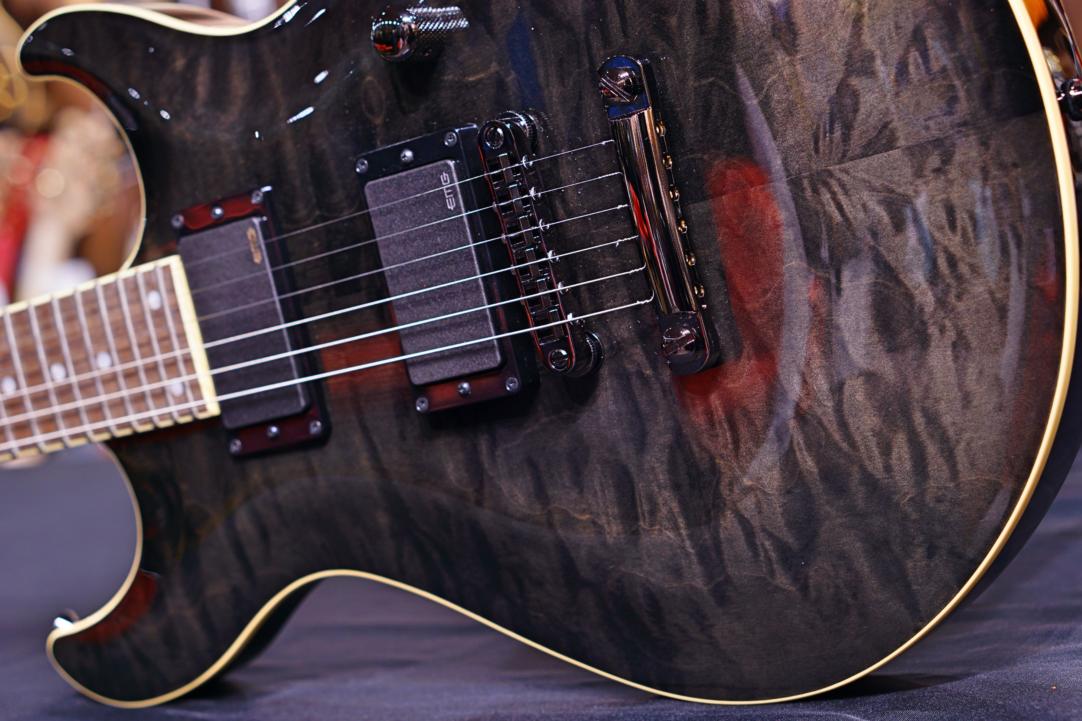 Caparison Angelus C2 trans Black - HIENDGUITAR Caparison GUITAR