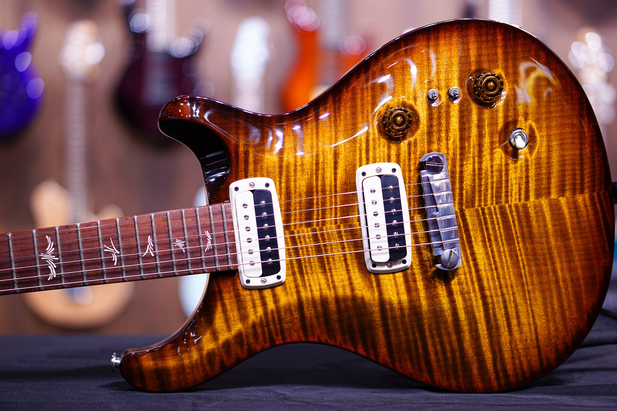 PRS Paul guitar Black Gold Burst 0321477 - HIENDGUITAR PRS GUITAR