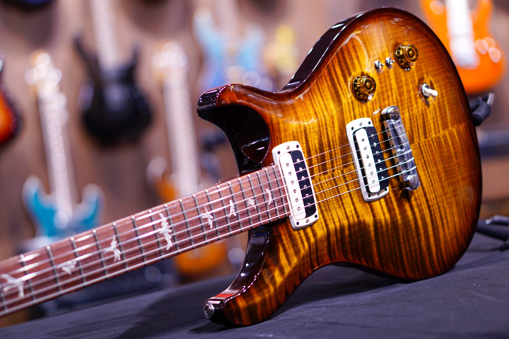 PRS Paul guitar Black Gold Burst 0321477 - HIENDGUITAR PRS GUITAR