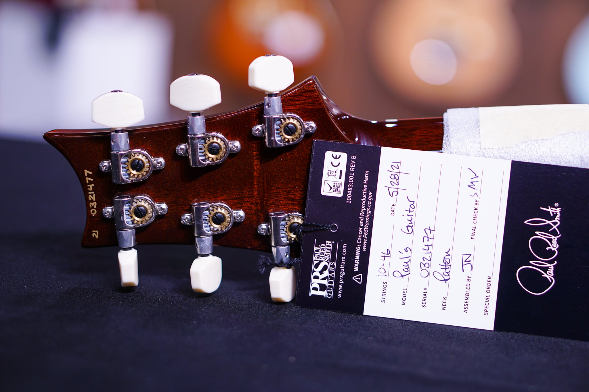 PRS Paul guitar Black Gold Burst 0321477 - HIENDGUITAR PRS GUITAR