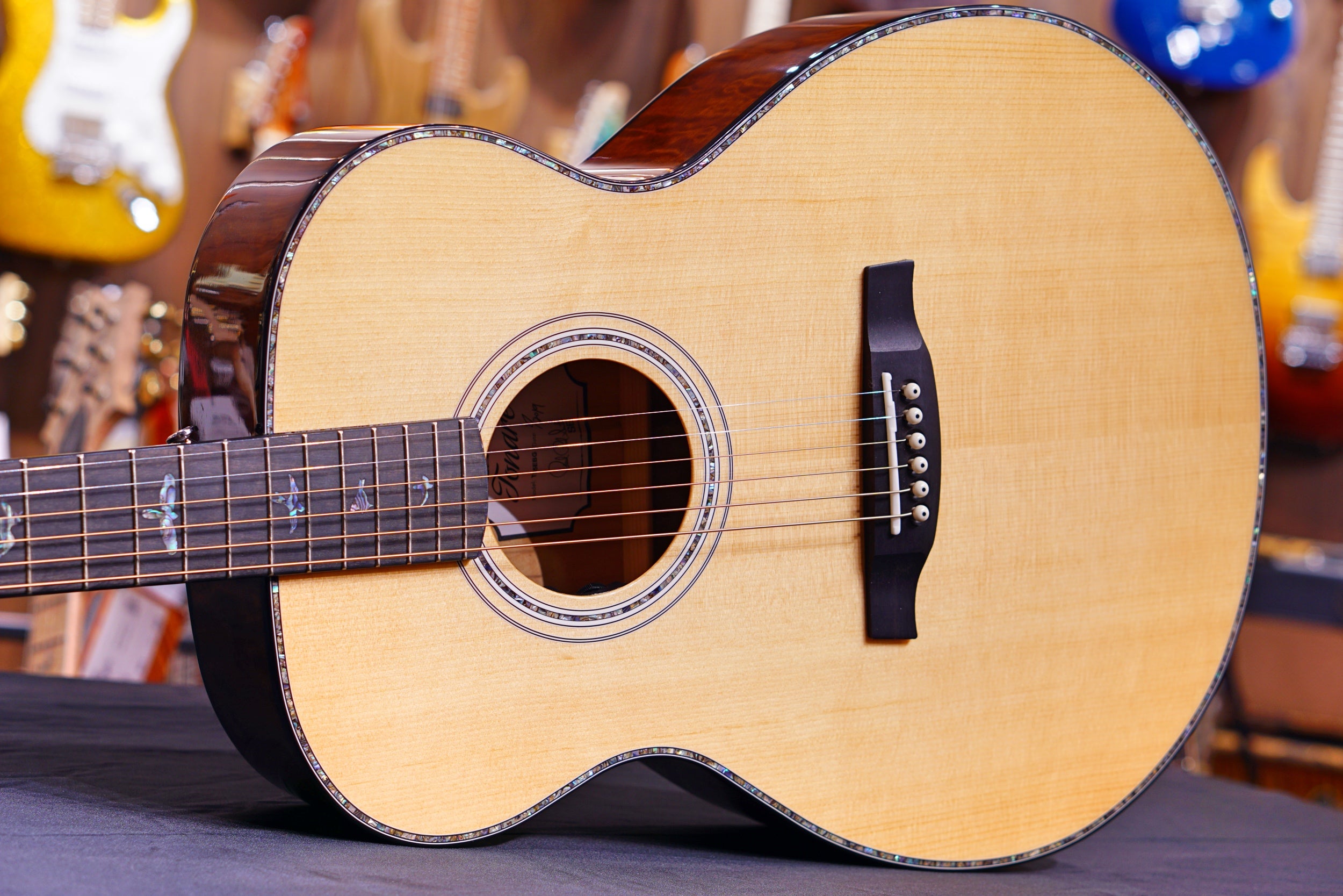 PRS Acoustic SE T55E Black Gold 2020 - HIENDGUITAR PRS SE GUITAR