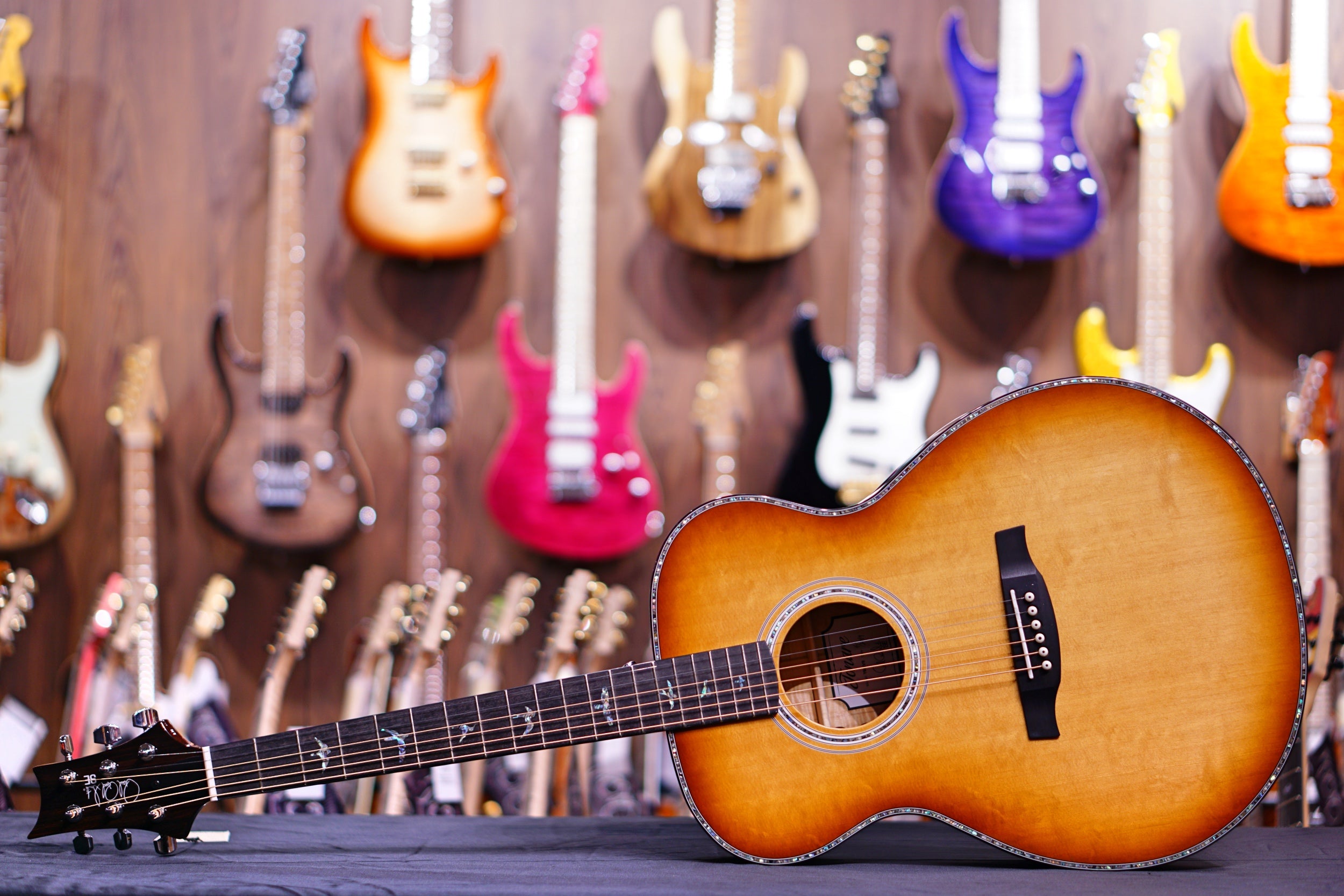 PRS Acoustic SE tonare T50E Vintage sunburst - HIENDGUITAR PRS SE GUITAR