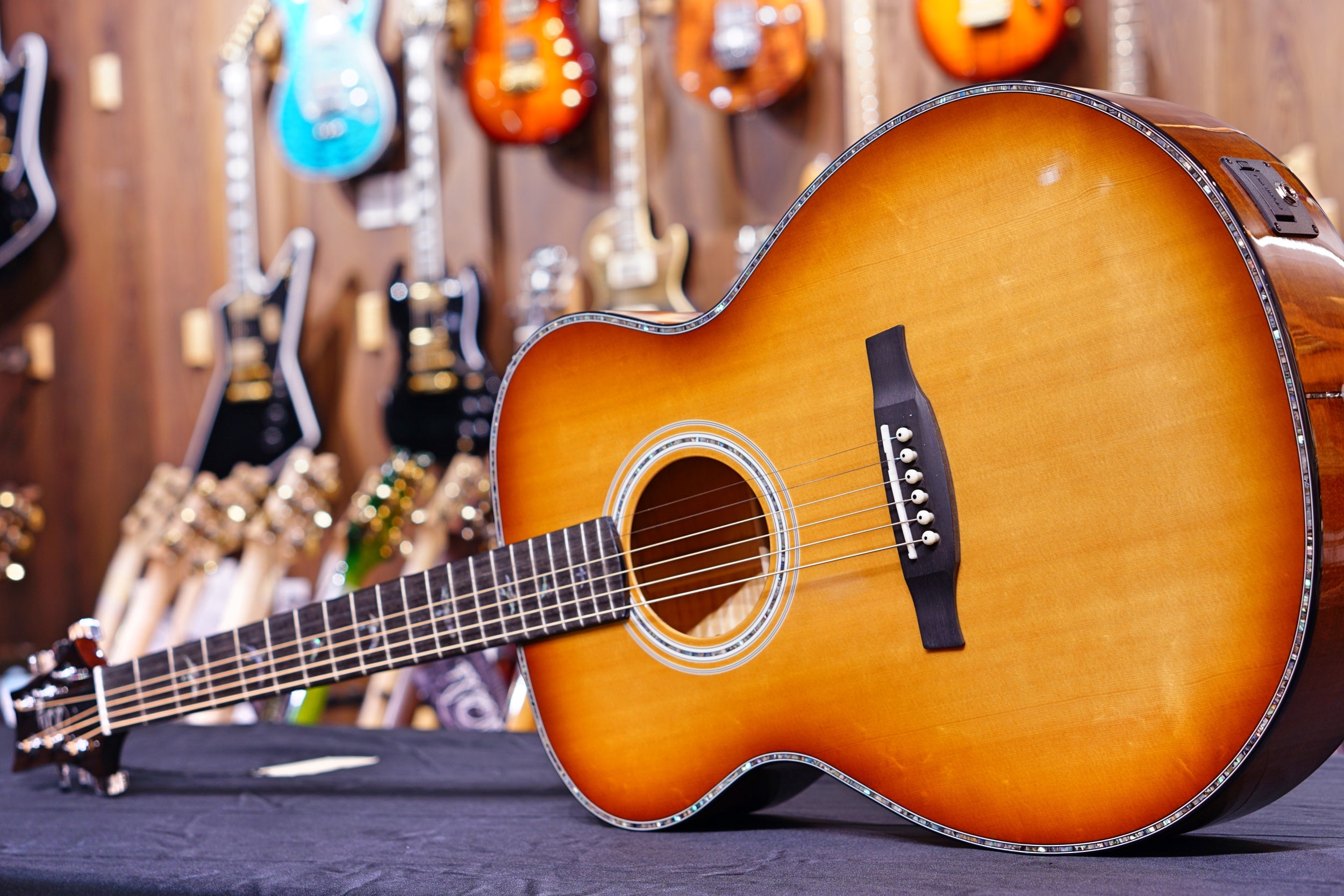 PRS Acoustic SE tonare T50E Vintage sunburst - HIENDGUITAR PRS SE GUITAR