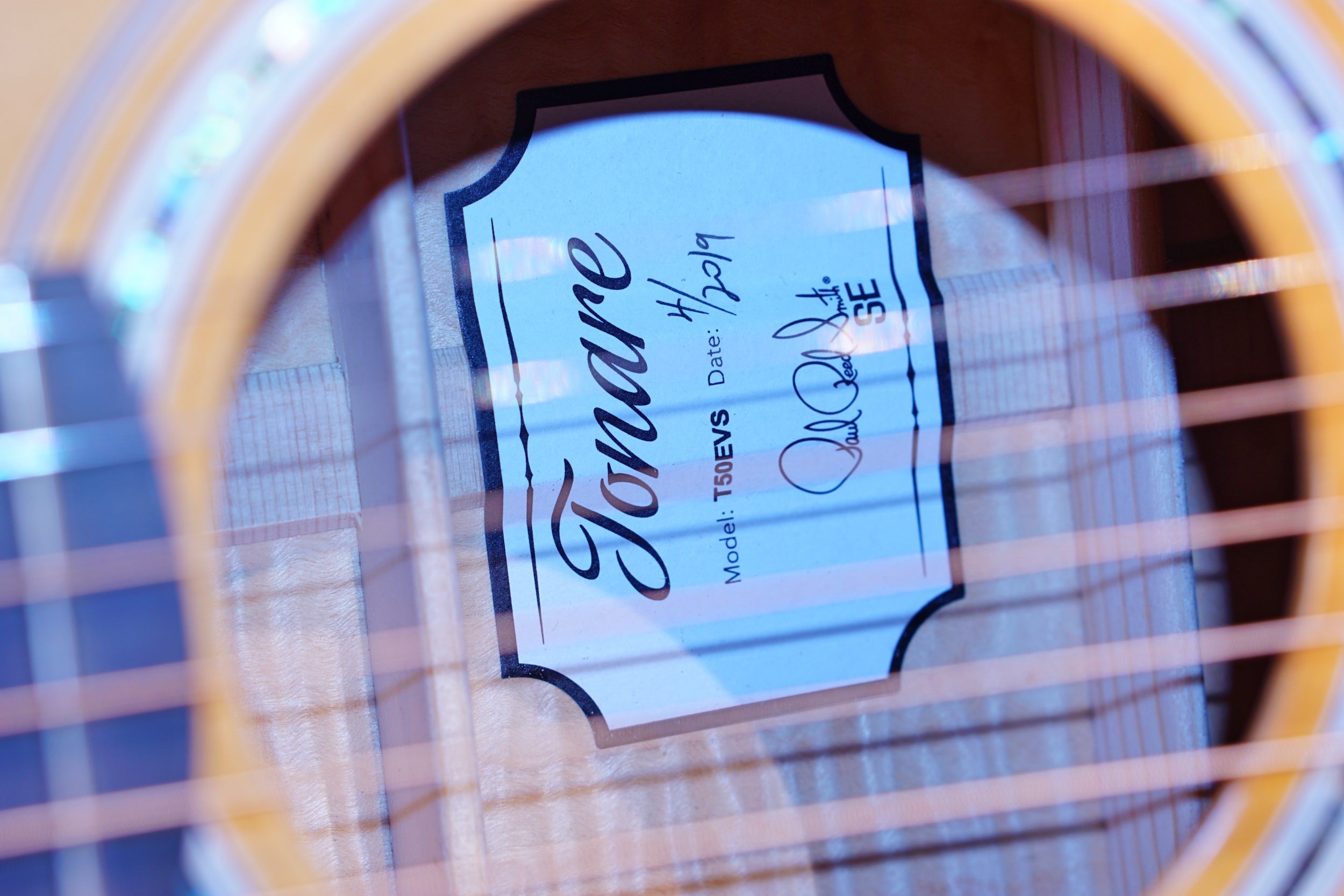 PRS Acoustic SE tonare T50E Vintage sunburst - HIENDGUITAR PRS SE GUITAR