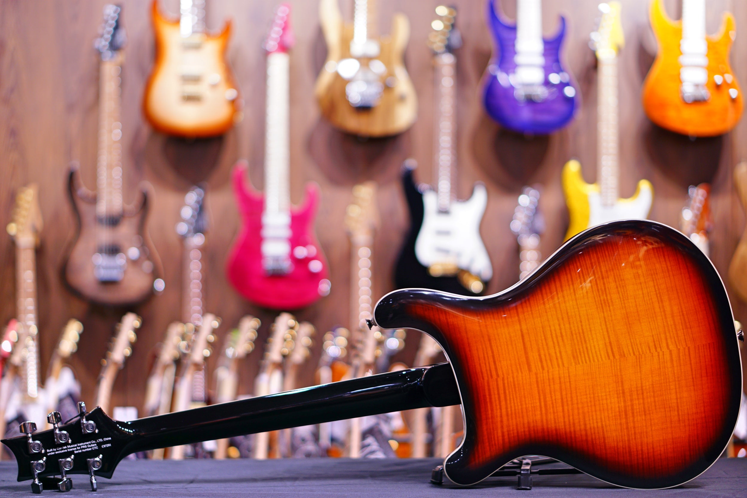 PRS SE Hollowbody II - Tri-Color Sunburst - HIENDGUITAR PRS SE GUITAR