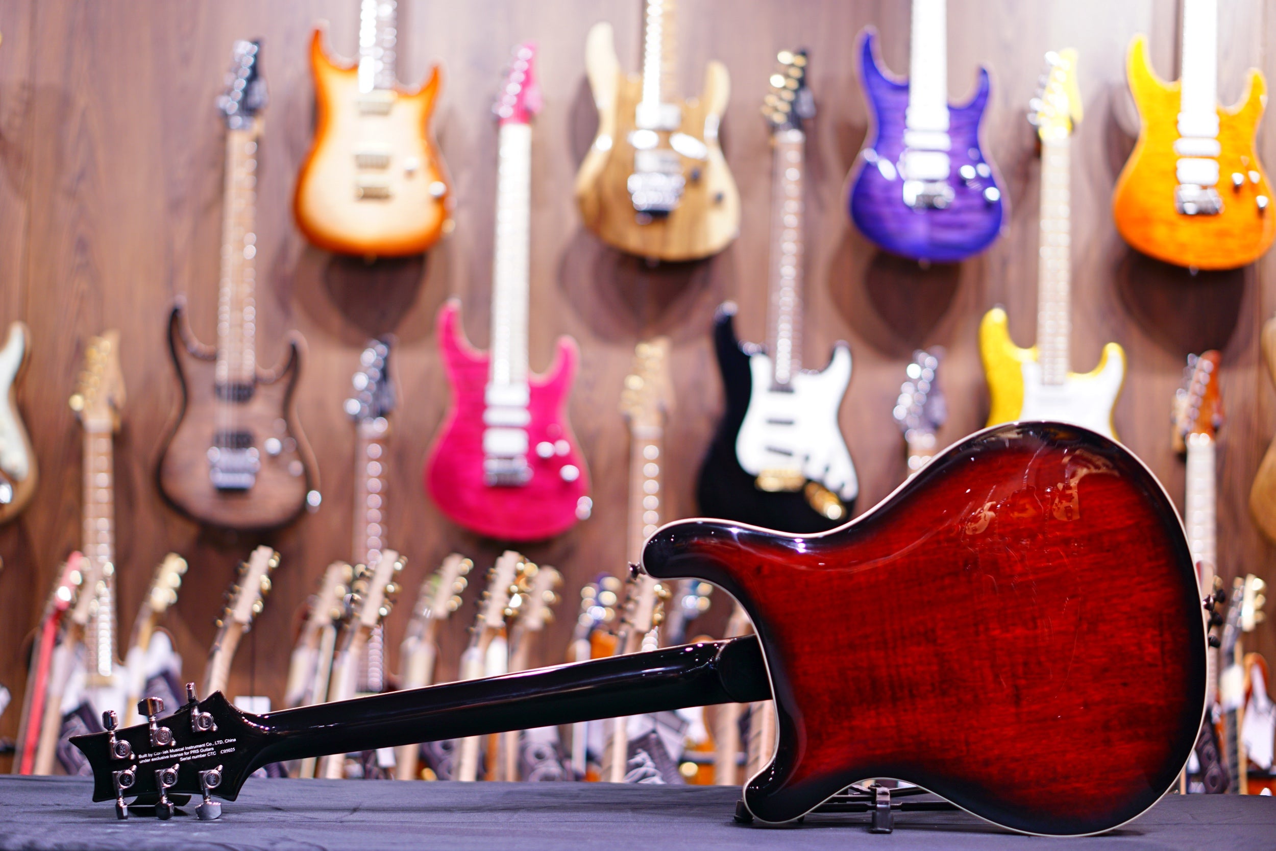 PRS SE Hollowbody Standard - Fire red burst - HIENDGUITAR PRS SE GUITAR