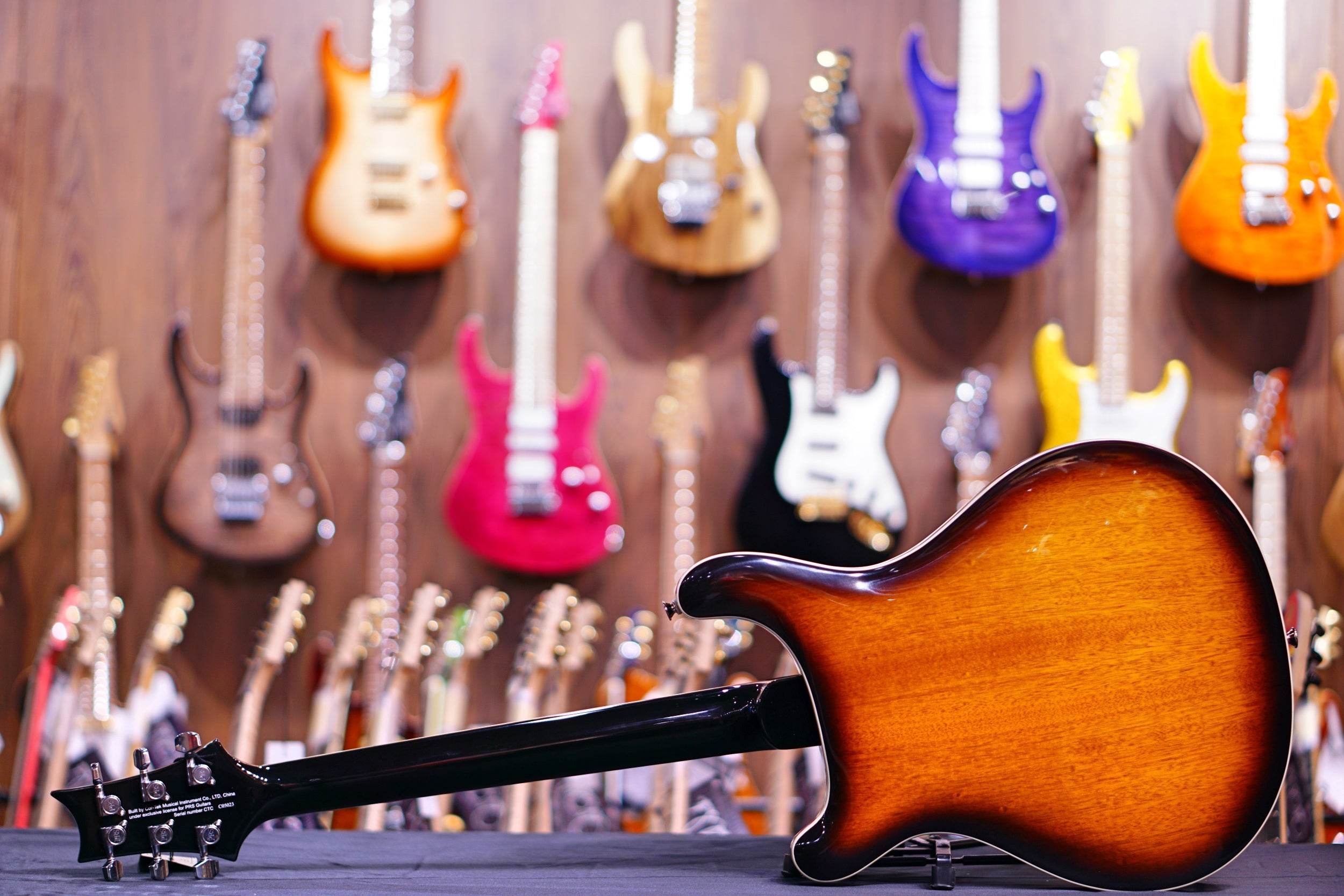 PRS SE Hollowbody Standard - McCarty Tobacco Sunburst - HIENDGUITAR PRS SE GUITAR