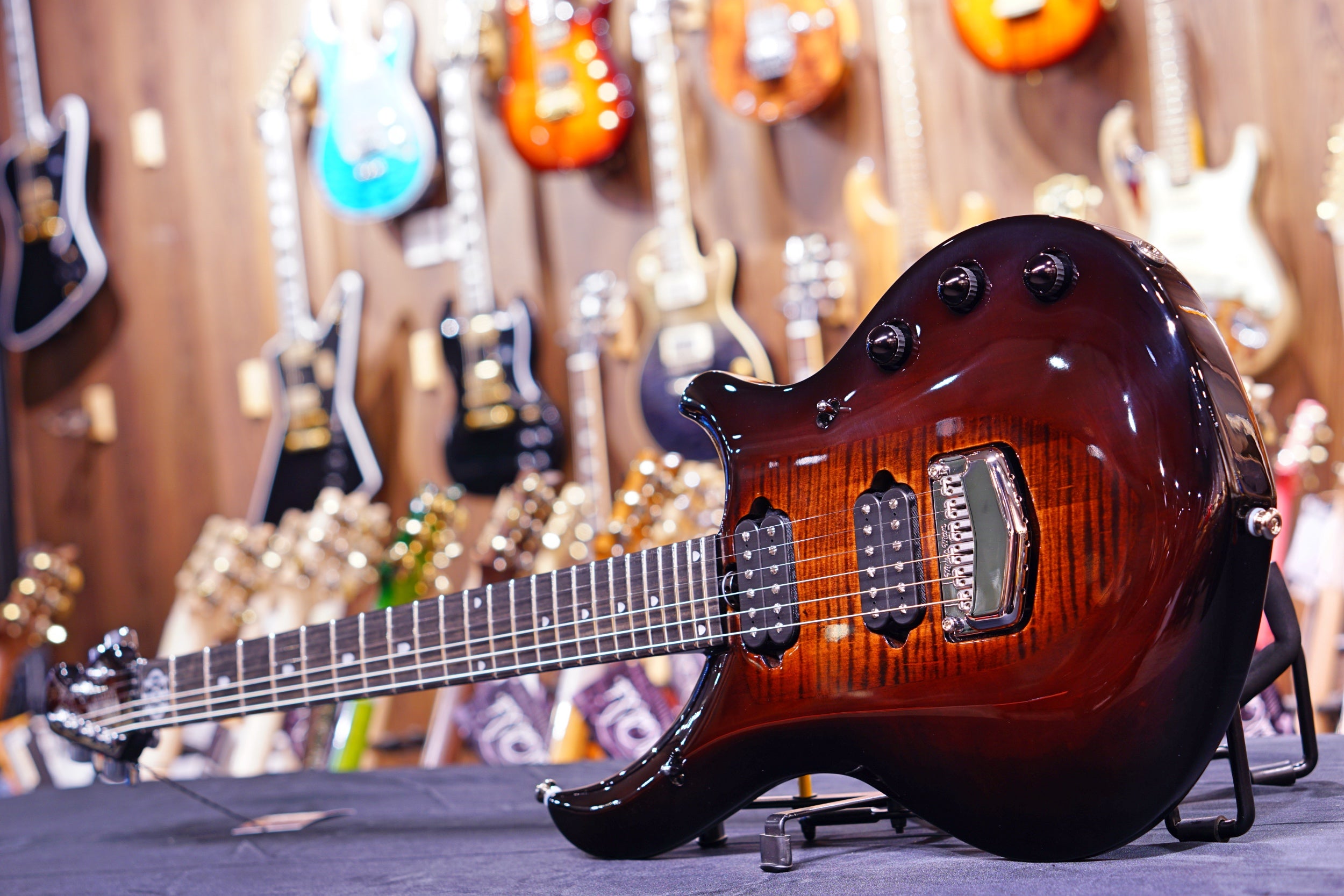 Ernie Ball Music Man John Petrucci Majesty - Dark Roast M12438 - HIENDGUITAR Musicman GUITAR