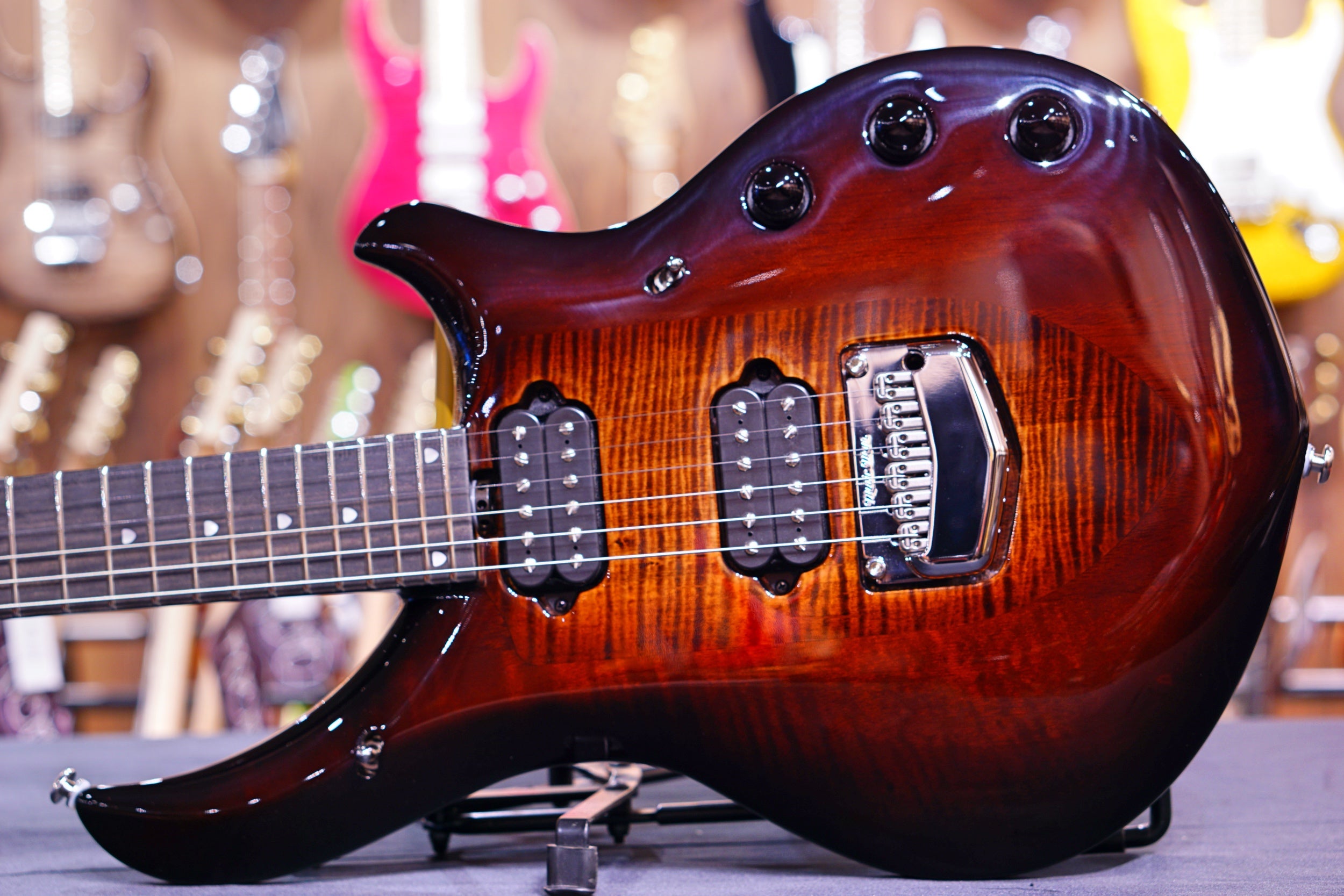 Ernie Ball Music Man John Petrucci Majesty - Dark Roast M12438 - HIENDGUITAR Musicman GUITAR