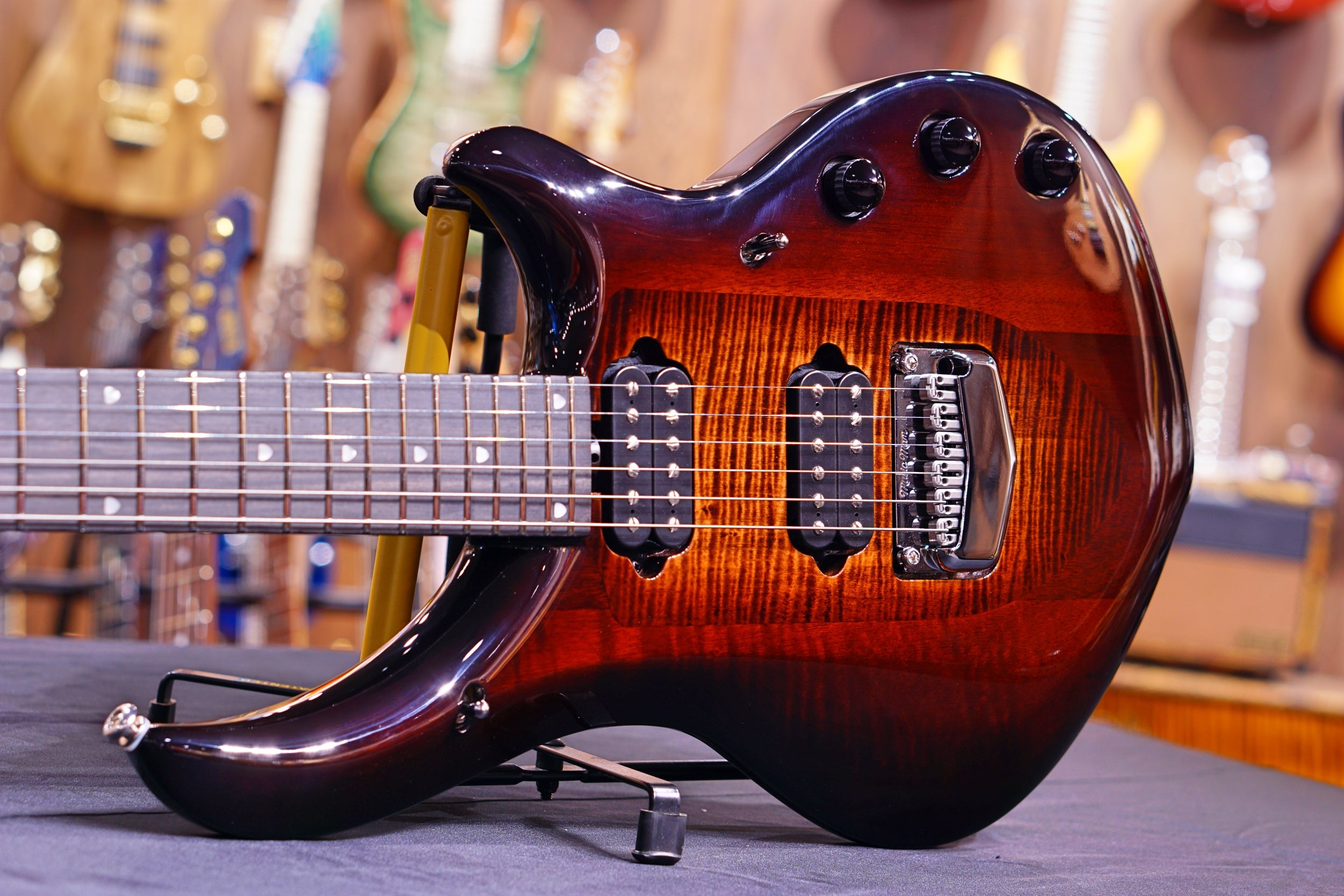 Ernie Ball Music Man John Petrucci Majesty - Dark Roast M12438 - HIENDGUITAR Musicman GUITAR