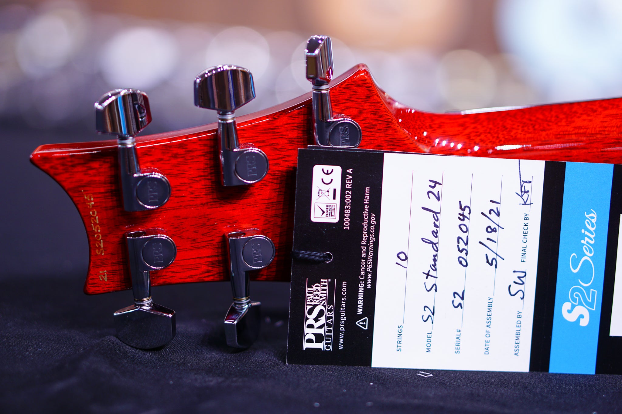 PRS S2 Standard 24 Vintage Cherry S2052045 - HIENDGUITAR PRS GUITAR