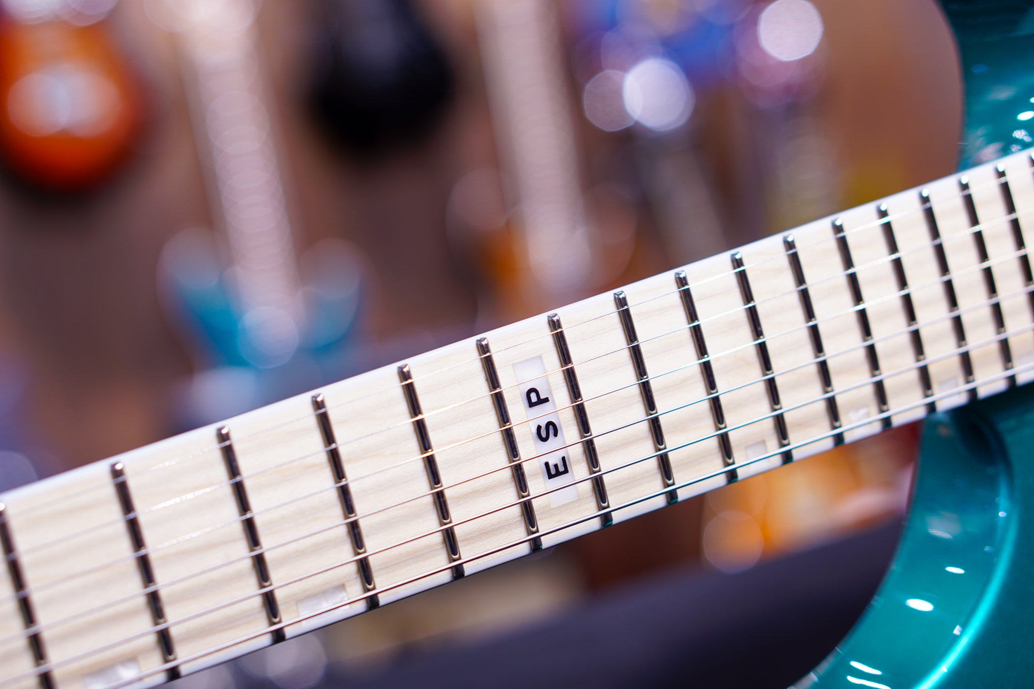 ESP E-II M-II HST/P90 Metallic Seaform Green ES0090213 - HIENDGUITAR E-II GUITAR