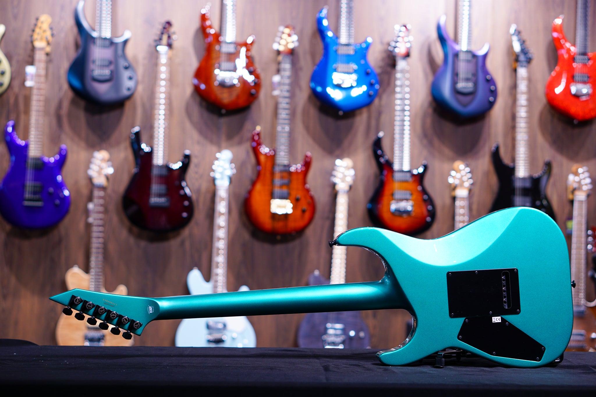 ESP E-II M-II HST/P90 Metallic Seaform Green ES0090213 - HIENDGUITAR E-II GUITAR