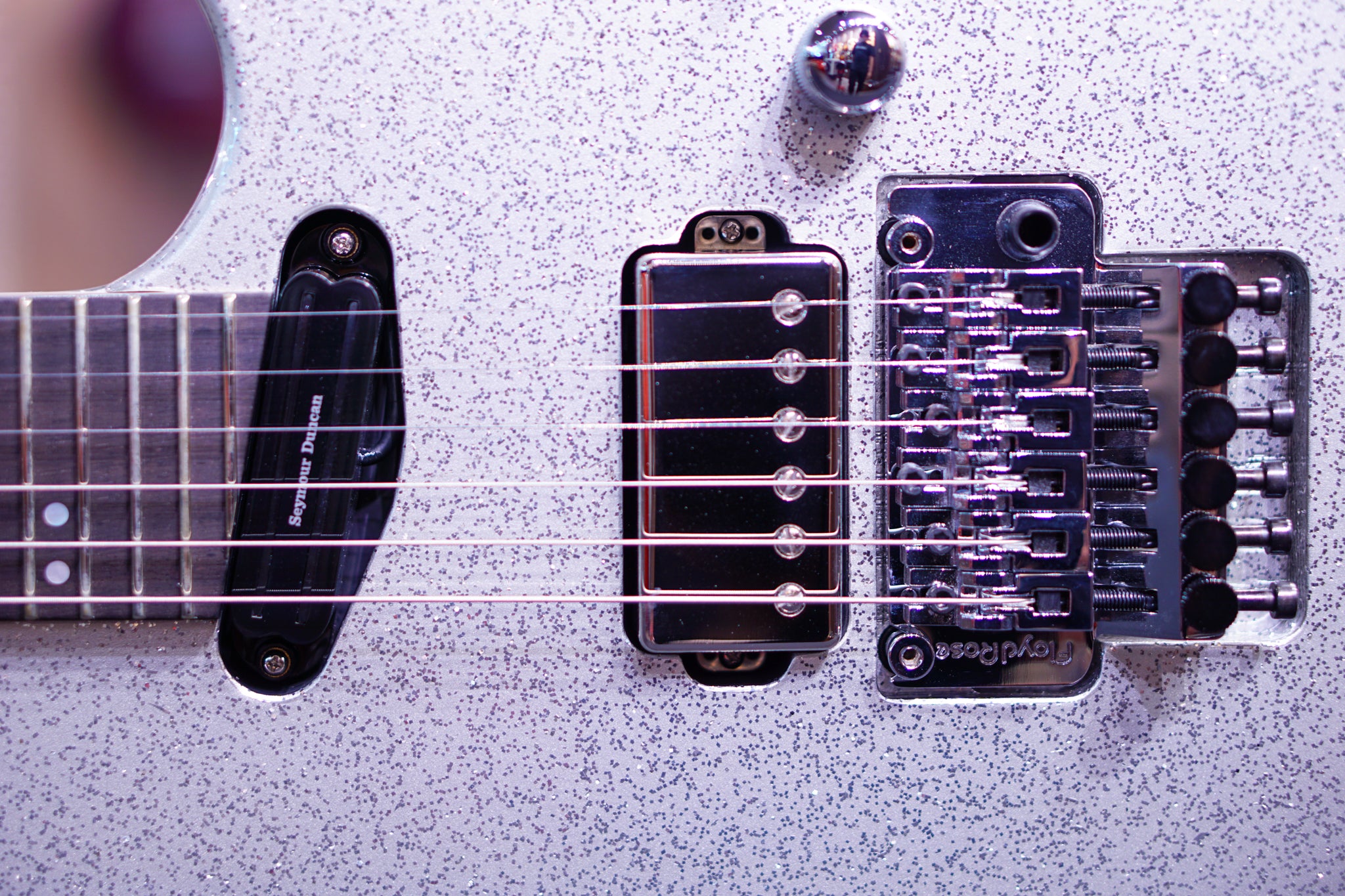 ESP original Maverick Silver Sparkle E5530212 - HIENDGUITAR ESP GUITAR