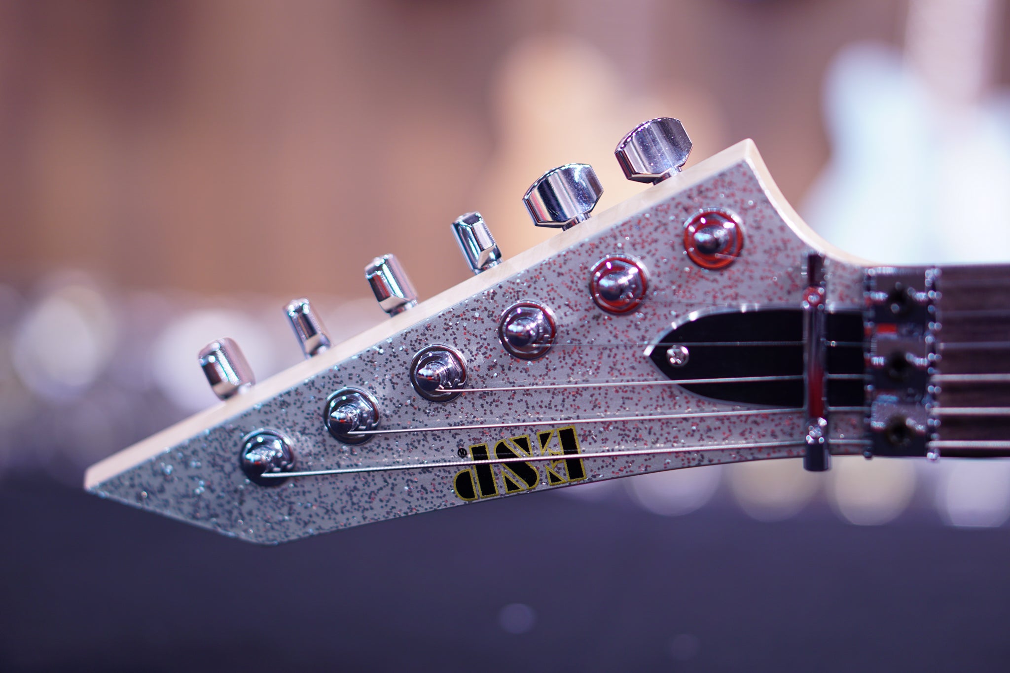 ESP original Maverick Silver Sparkle E5530212 - HIENDGUITAR ESP GUITAR