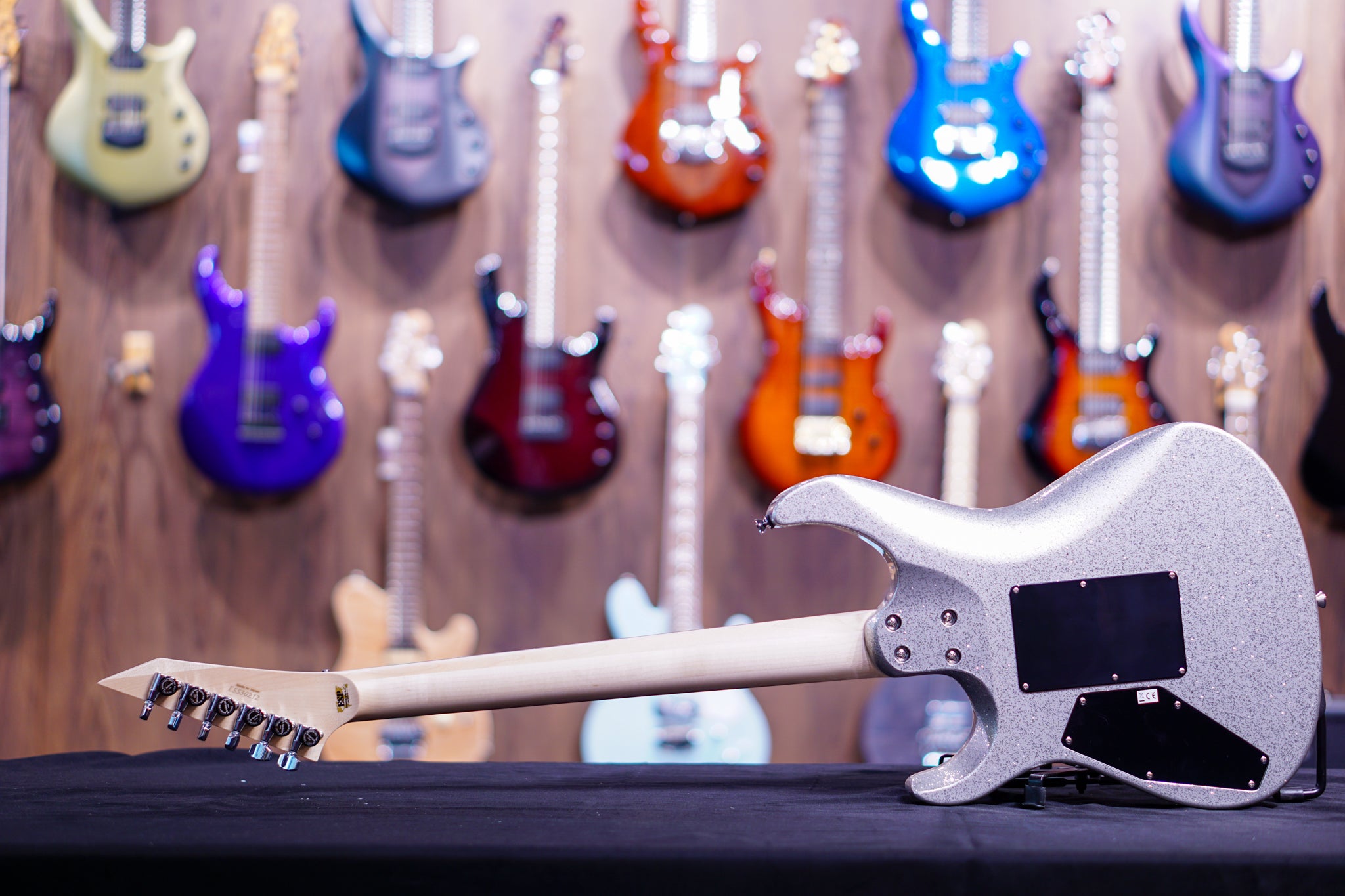 ESP original Maverick Silver Sparkle E5530212 - HIENDGUITAR ESP GUITAR