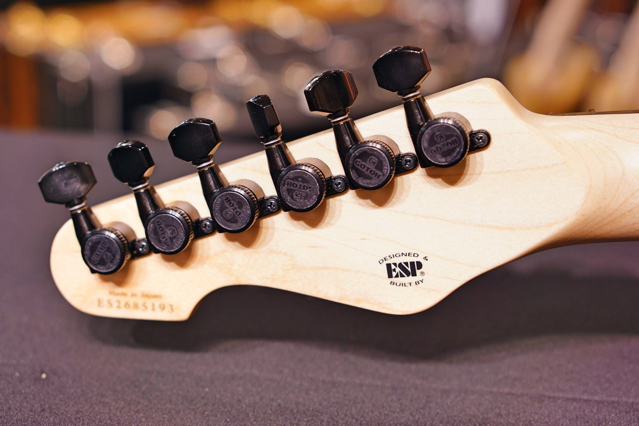 ESP E-II SN-2 BLUE NATURAL FADE Es2685193 - HIENDGUITAR E-II GUITAR