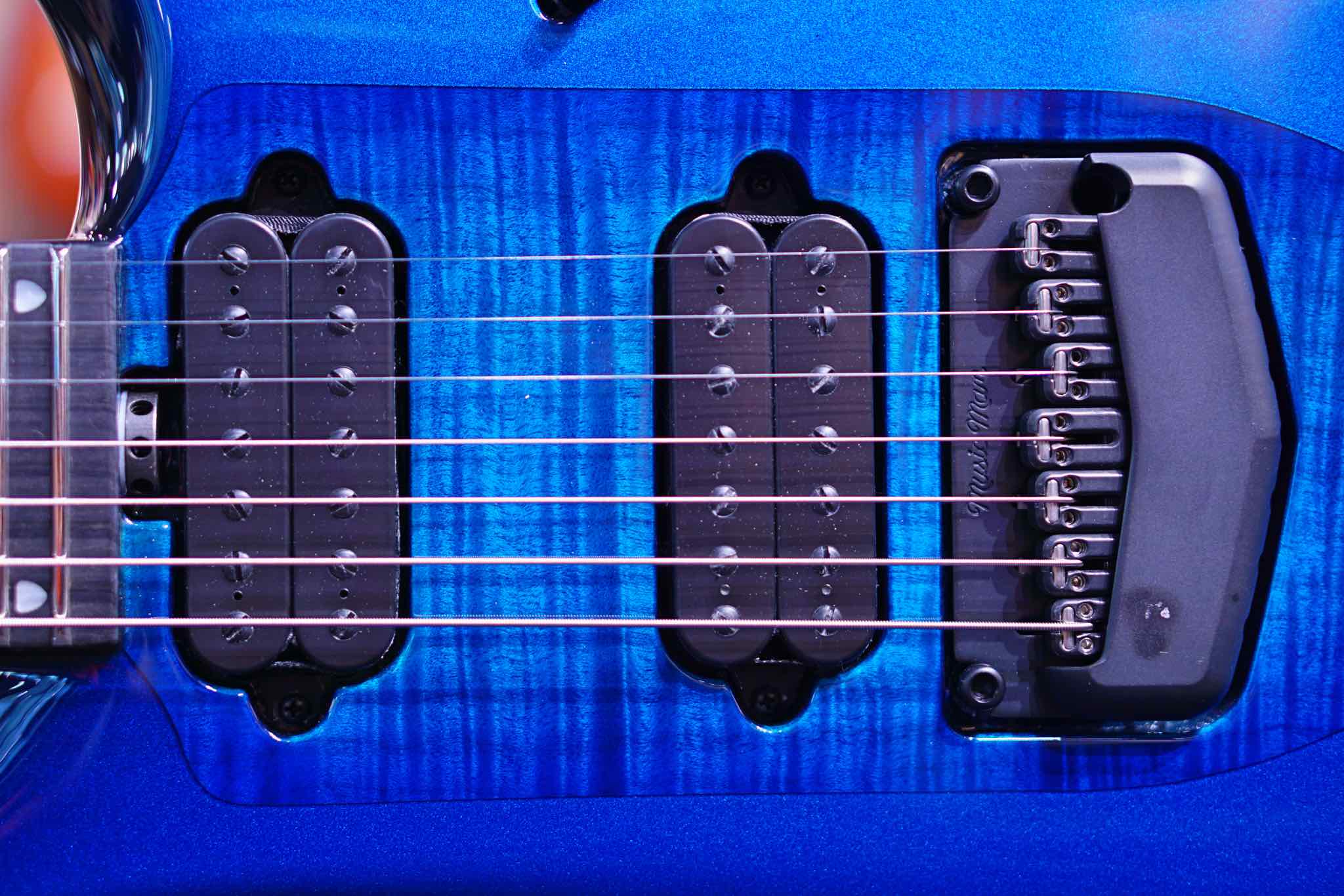 Music Man John Petrucci Majesty 7 Titan Blue M014638 - HIENDGUITAR Musicman GUITAR