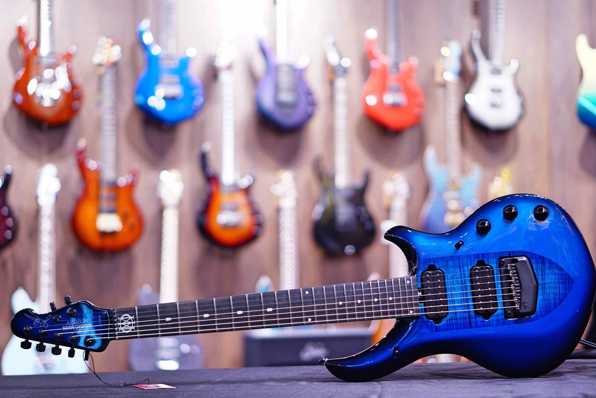 Music Man John Petrucci Majesty 7 Titan Blue M014638 - HIENDGUITAR Musicman GUITAR