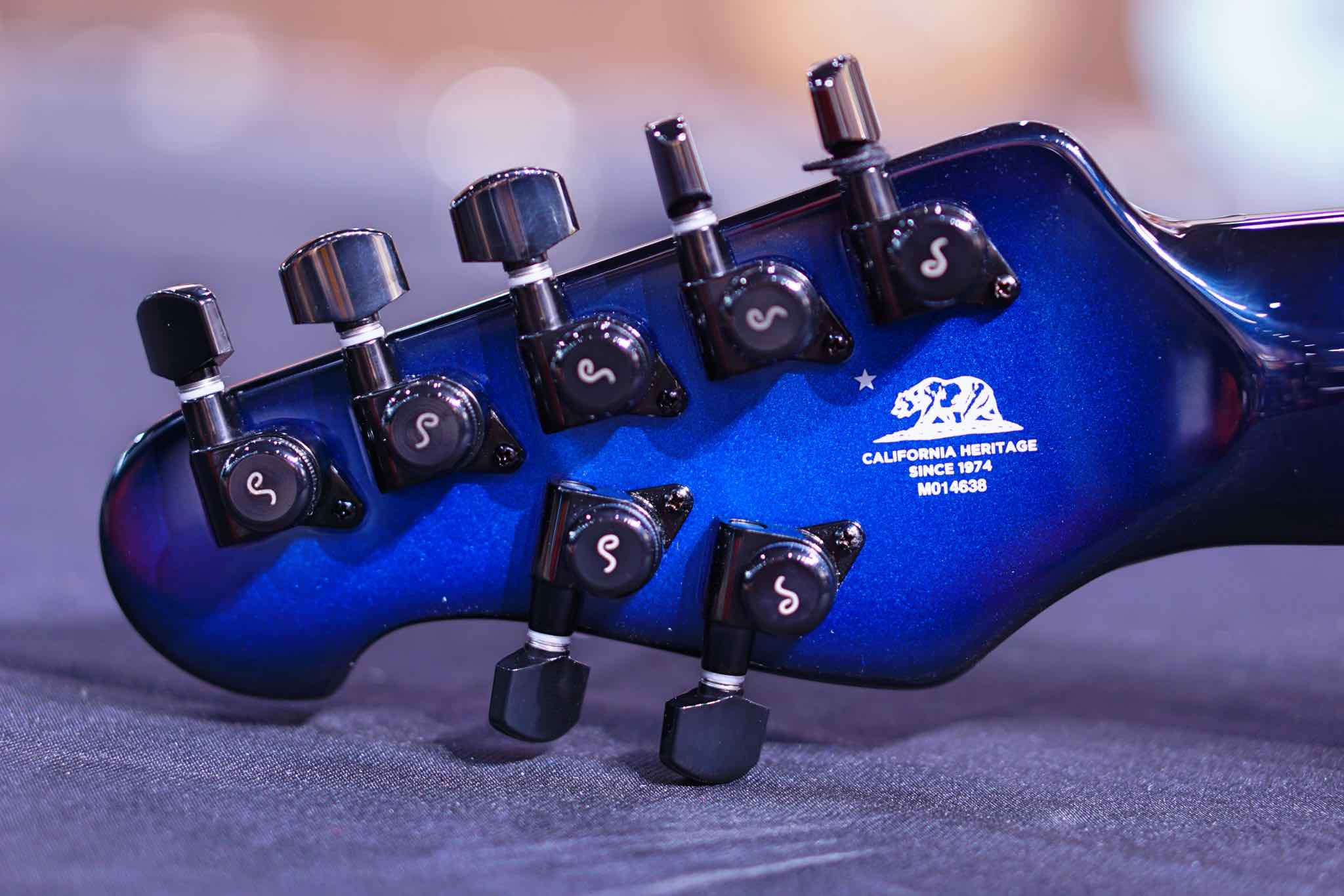 Music Man John Petrucci Majesty 7 Titan Blue M014638 - HIENDGUITAR Musicman GUITAR