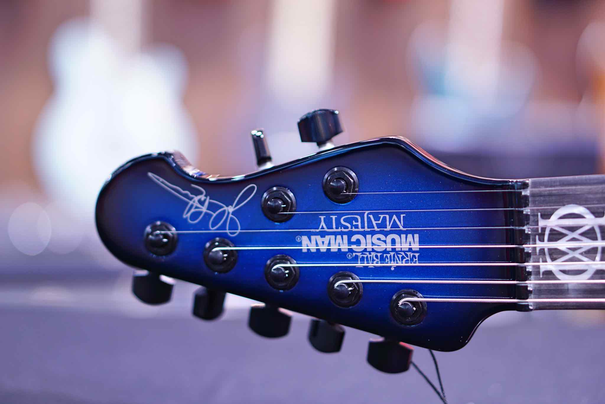 Music Man John Petrucci Majesty 7 Titan Blue M014636 - HIENDGUITAR Musicman GUITAR