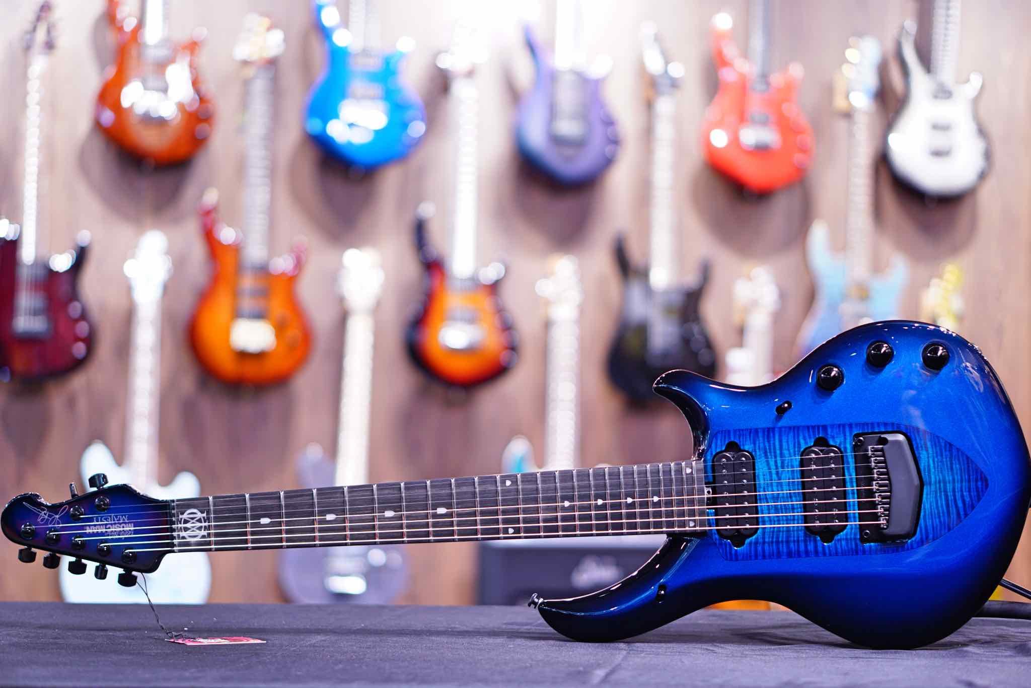 Music Man John Petrucci Majesty 7 Titan Blue M014636 - HIENDGUITAR Musicman GUITAR