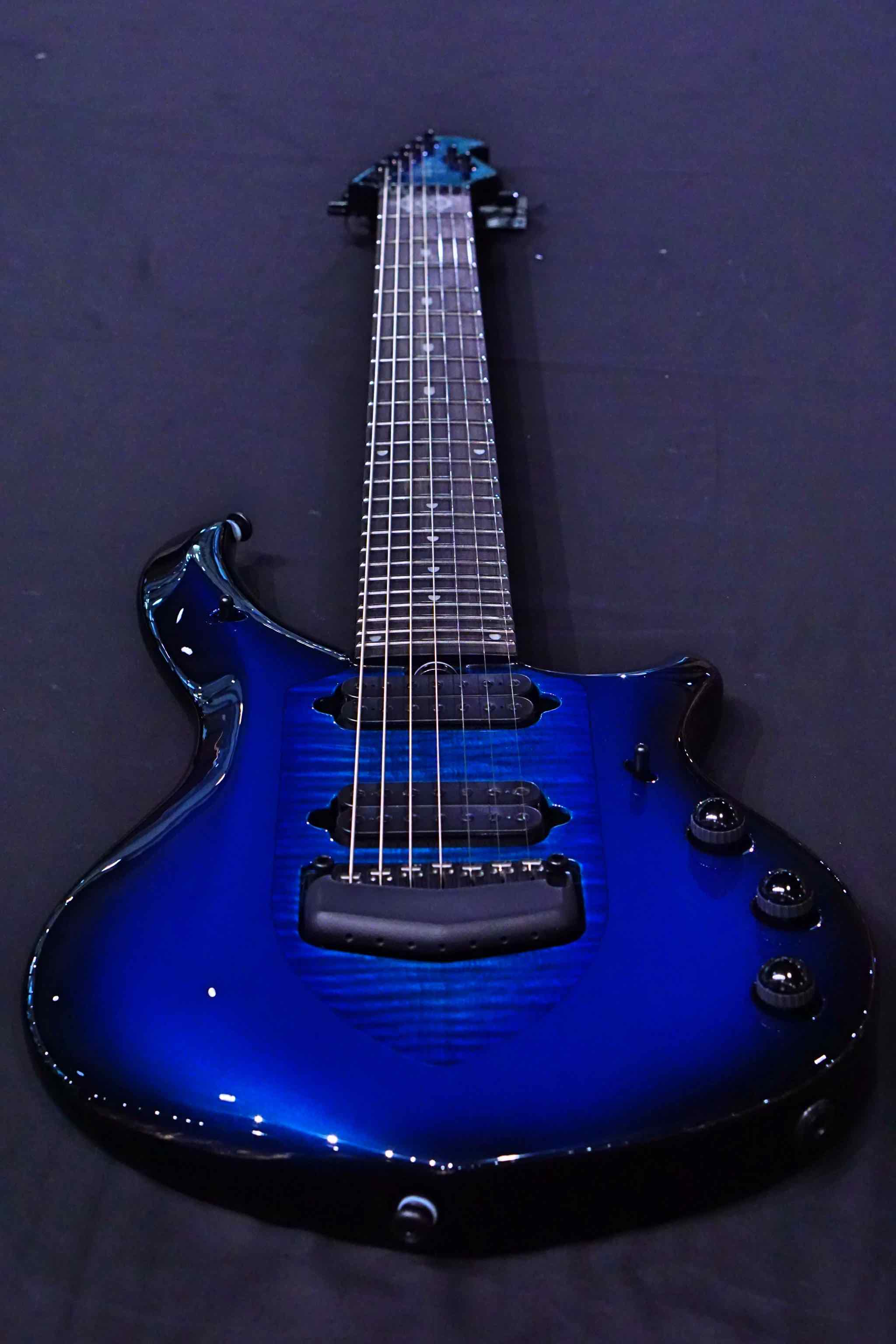 Music Man John Petrucci Majesty 7 Titan Blue M014636 - HIENDGUITAR Musicman GUITAR
