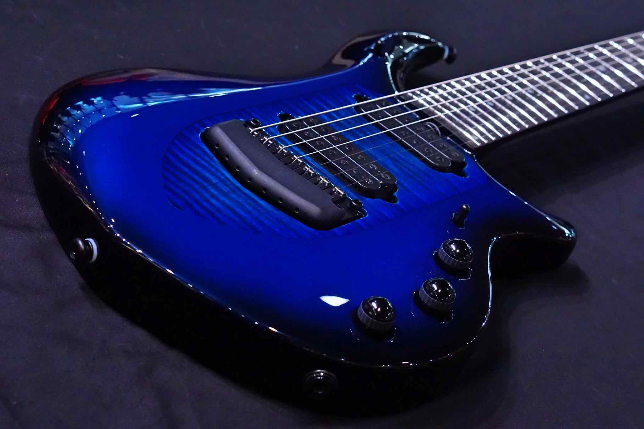 Music Man John Petrucci Majesty 7 Titan Blue M014636 - HIENDGUITAR Musicman GUITAR