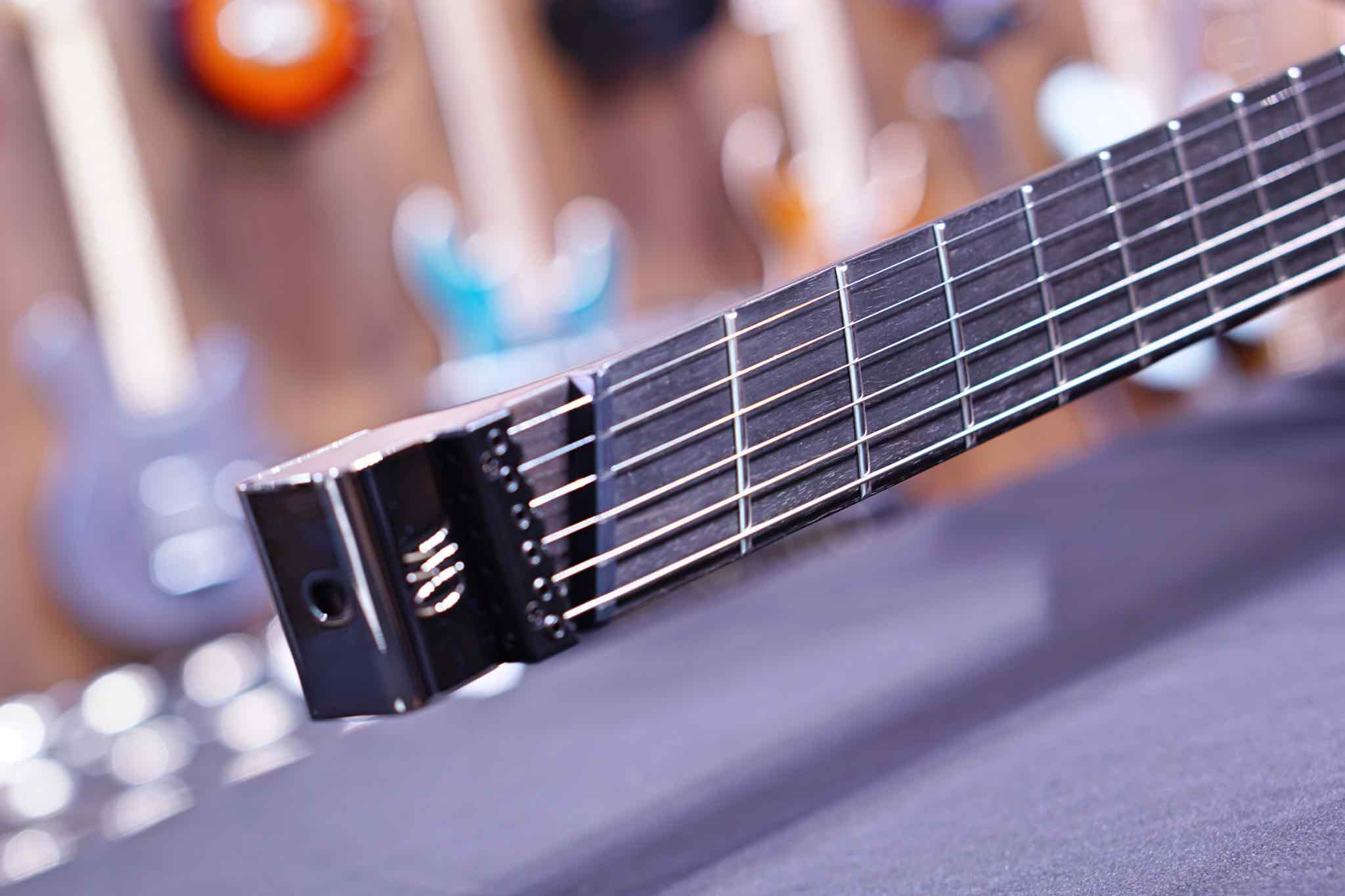 Mayones Hydra Elite VF 6 HF2108460 Trans dirty purple blue burst satine - HIENDGUITAR Mayones GUITAR